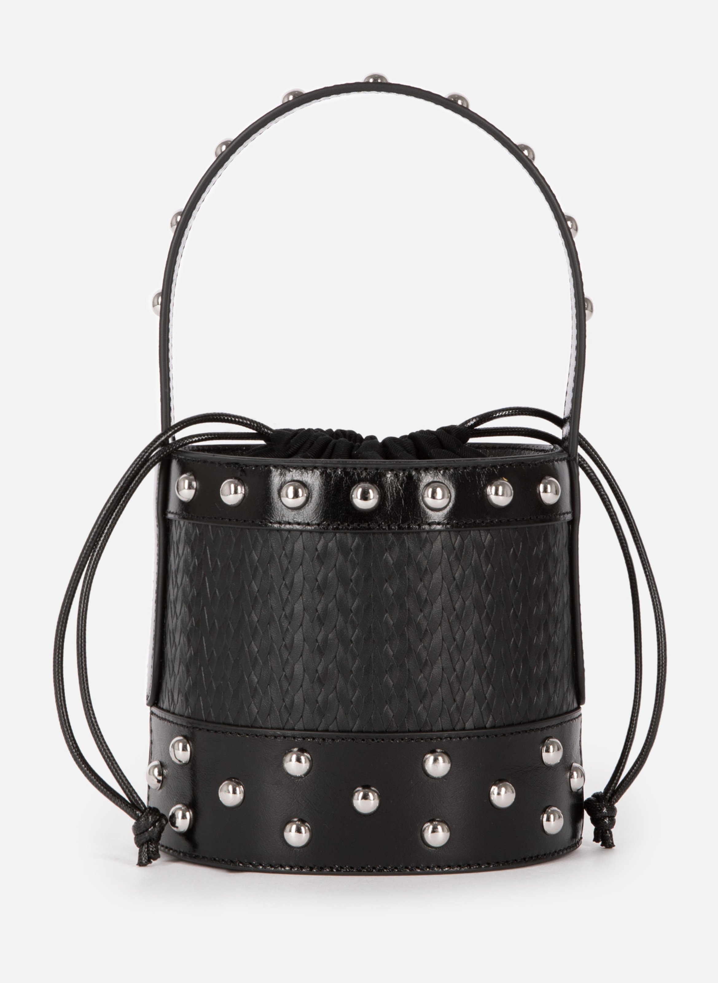 Studded bucket bag THE KOOPLES Black