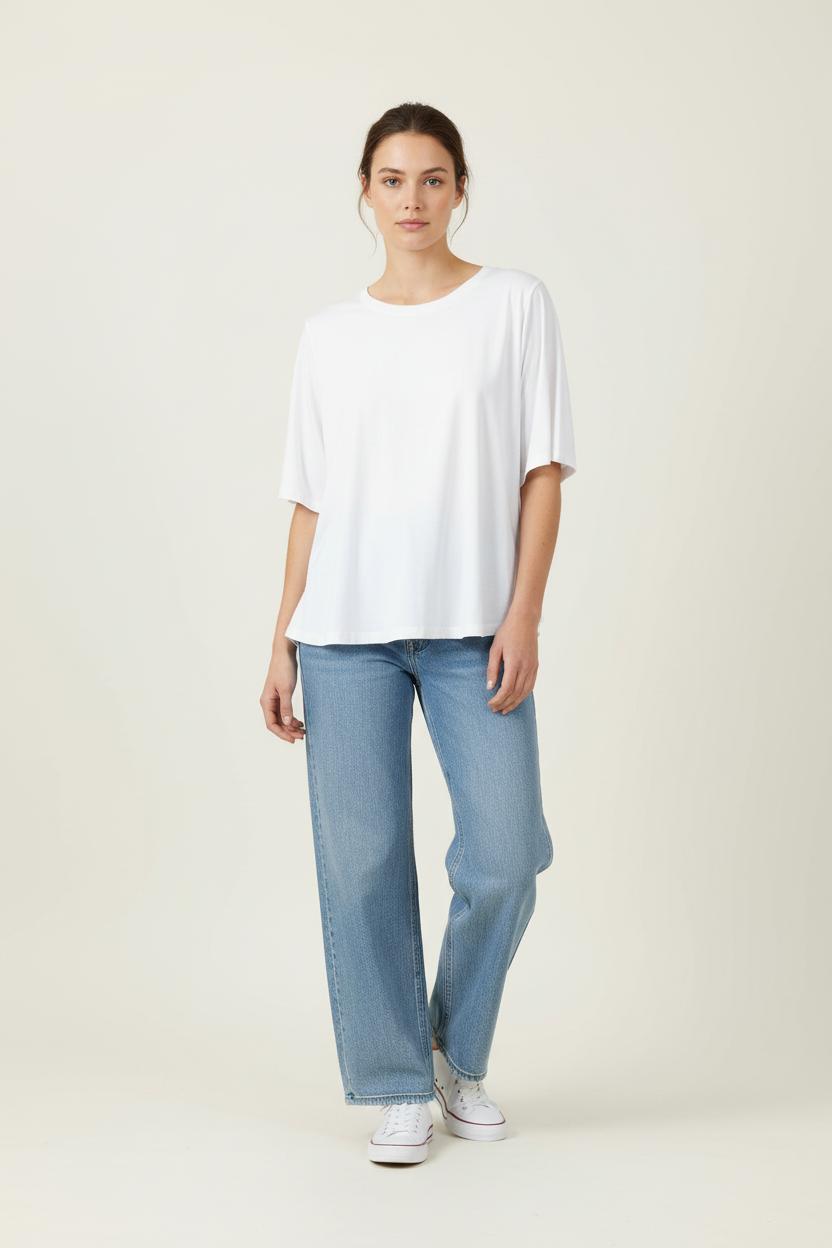 Tommy Badge T-shirt STELLA FOREST - SECONDE MAIN White