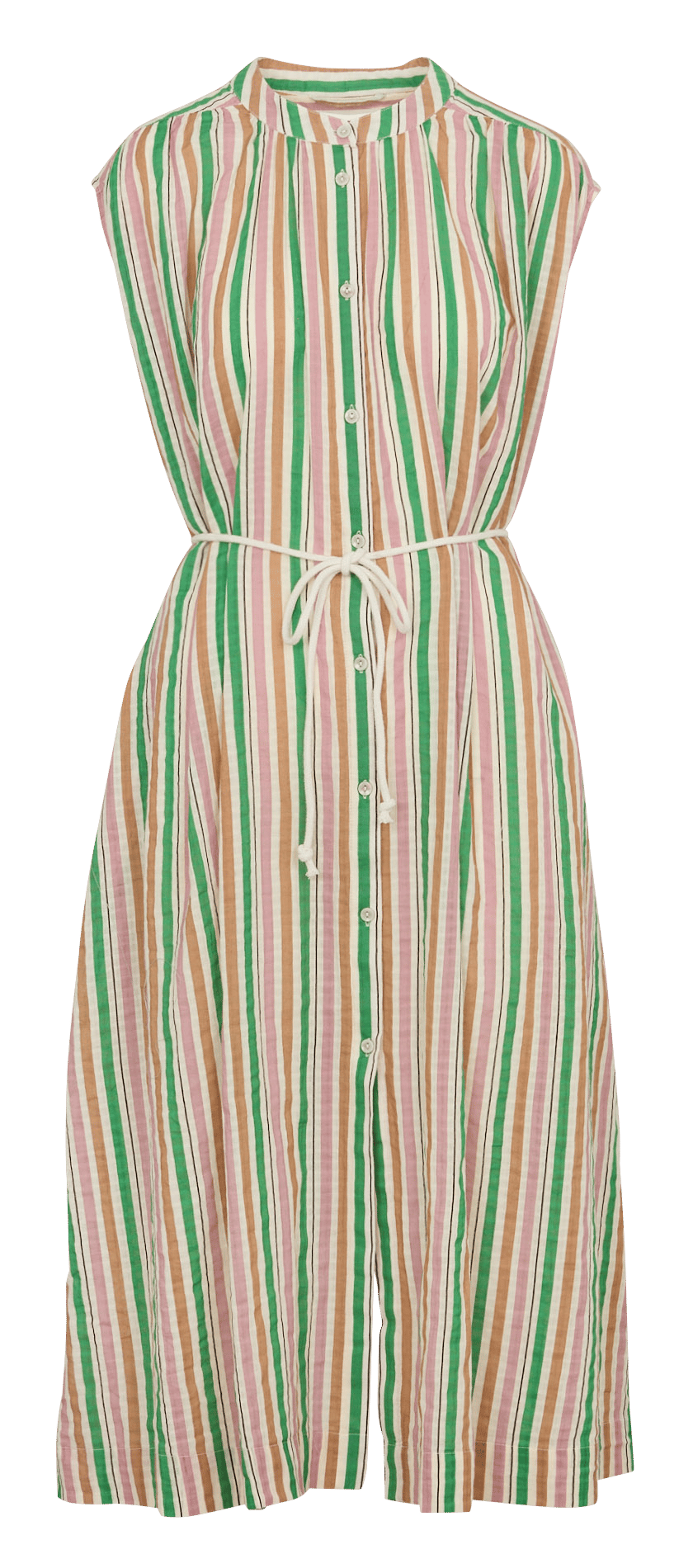 Weites Maxikleid aus Bio-Baumwolle LEON & HARPER Mehrfarbig