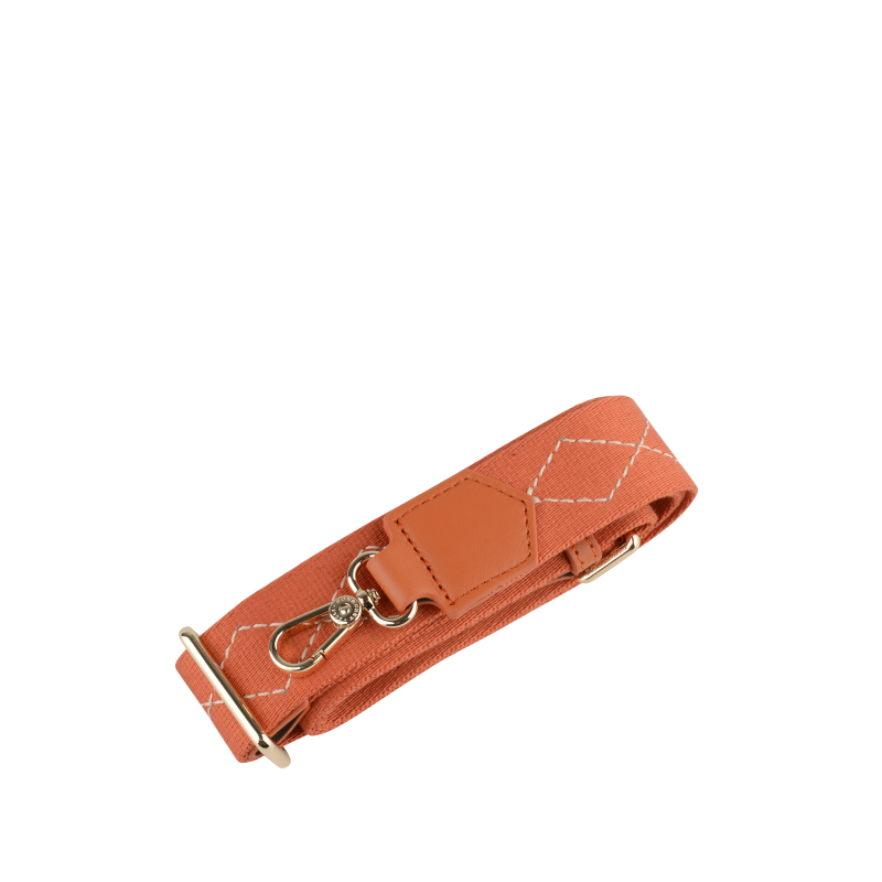 Cotton canvas shoulder strap POURCHET