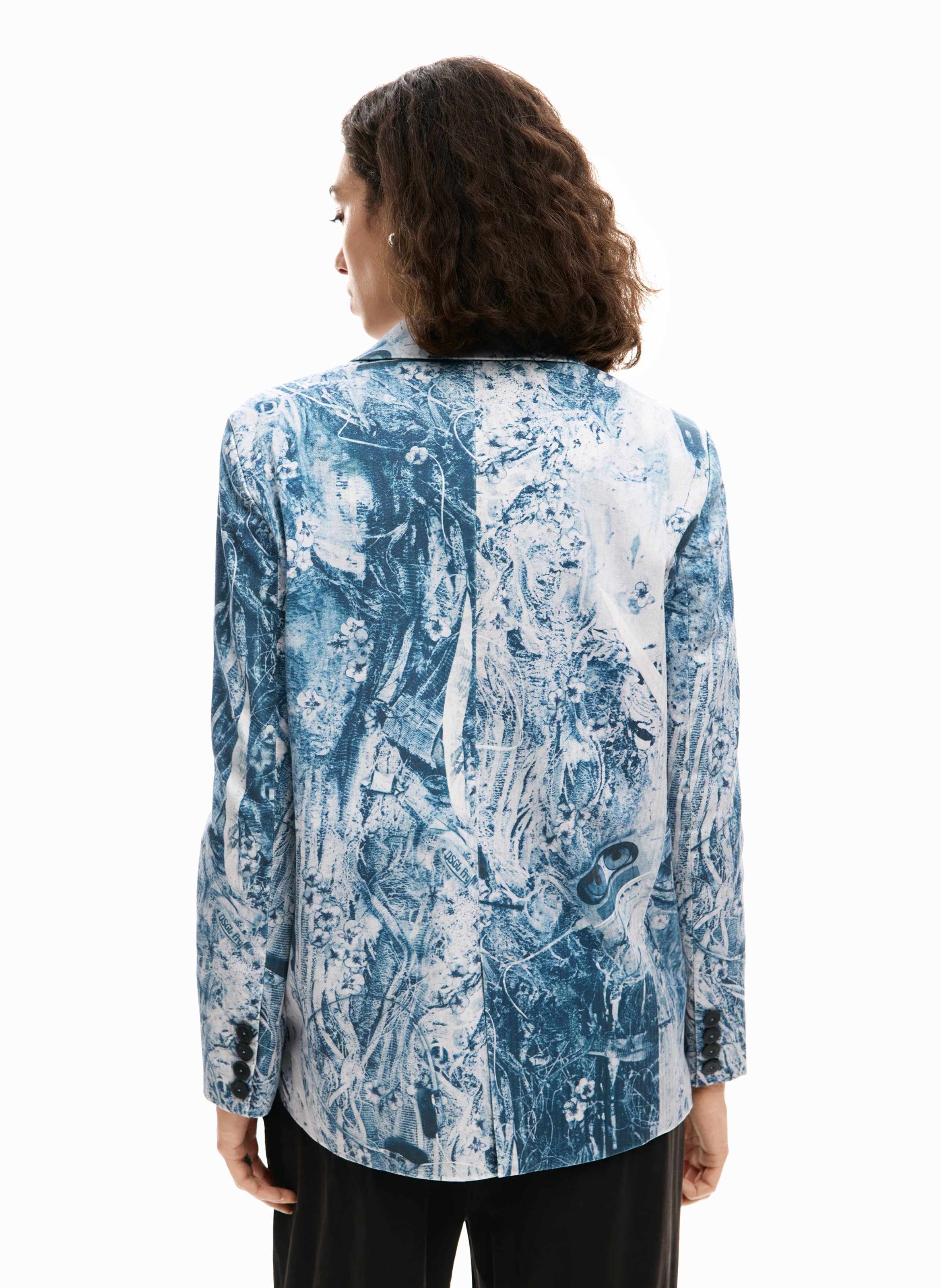 Veste de tailleur imprimé  DESIGUAL Noir