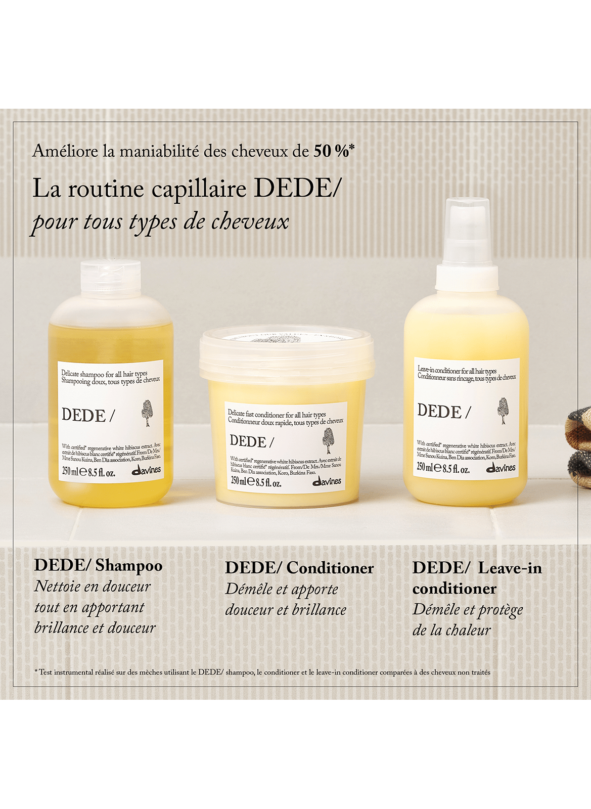 DEDE Shampoo DAVINES No color