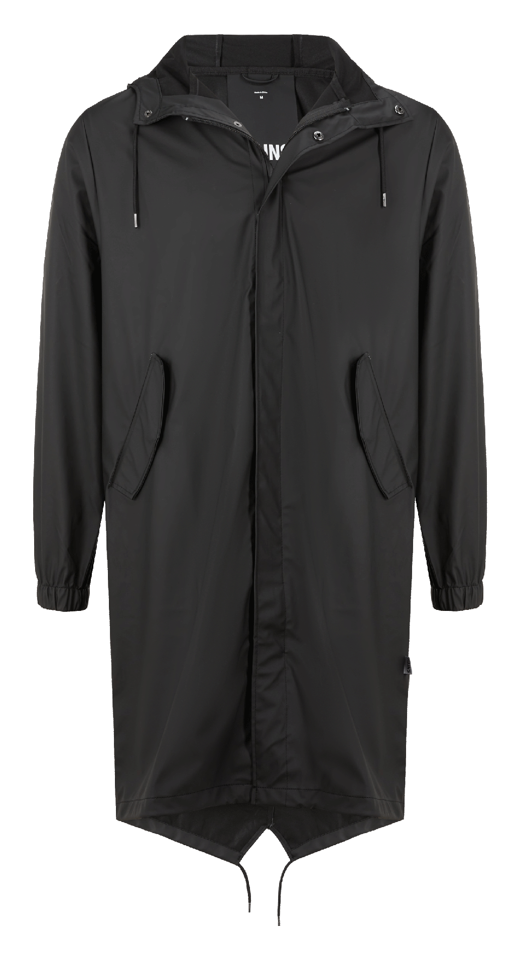 Regenjacke mit Kapuze RAINS Schwarz