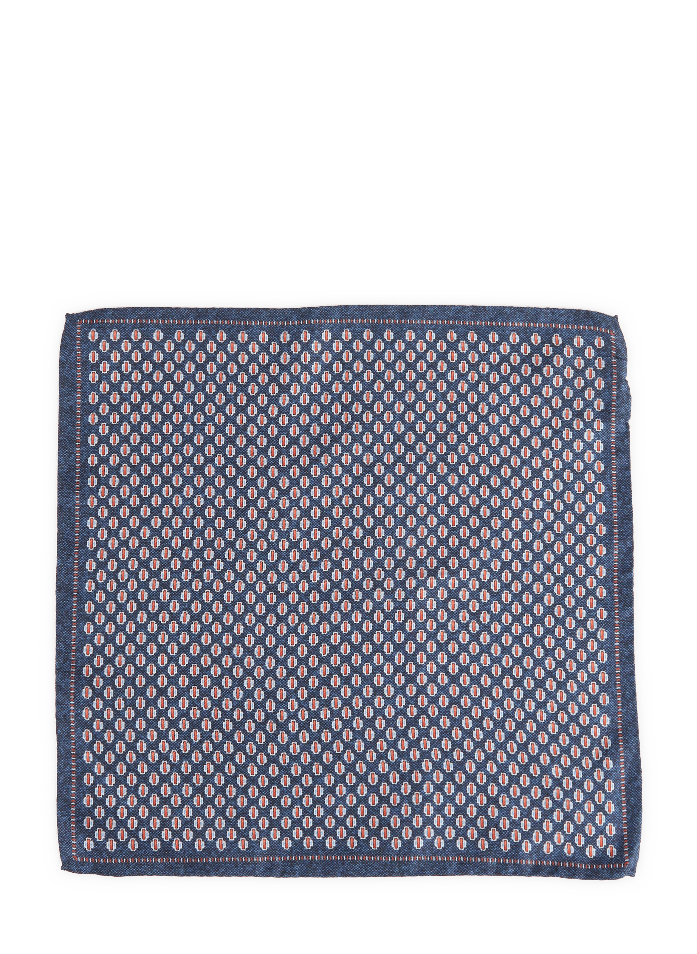 Silk square scarf with pattern AU PRINTEMPS PARIS