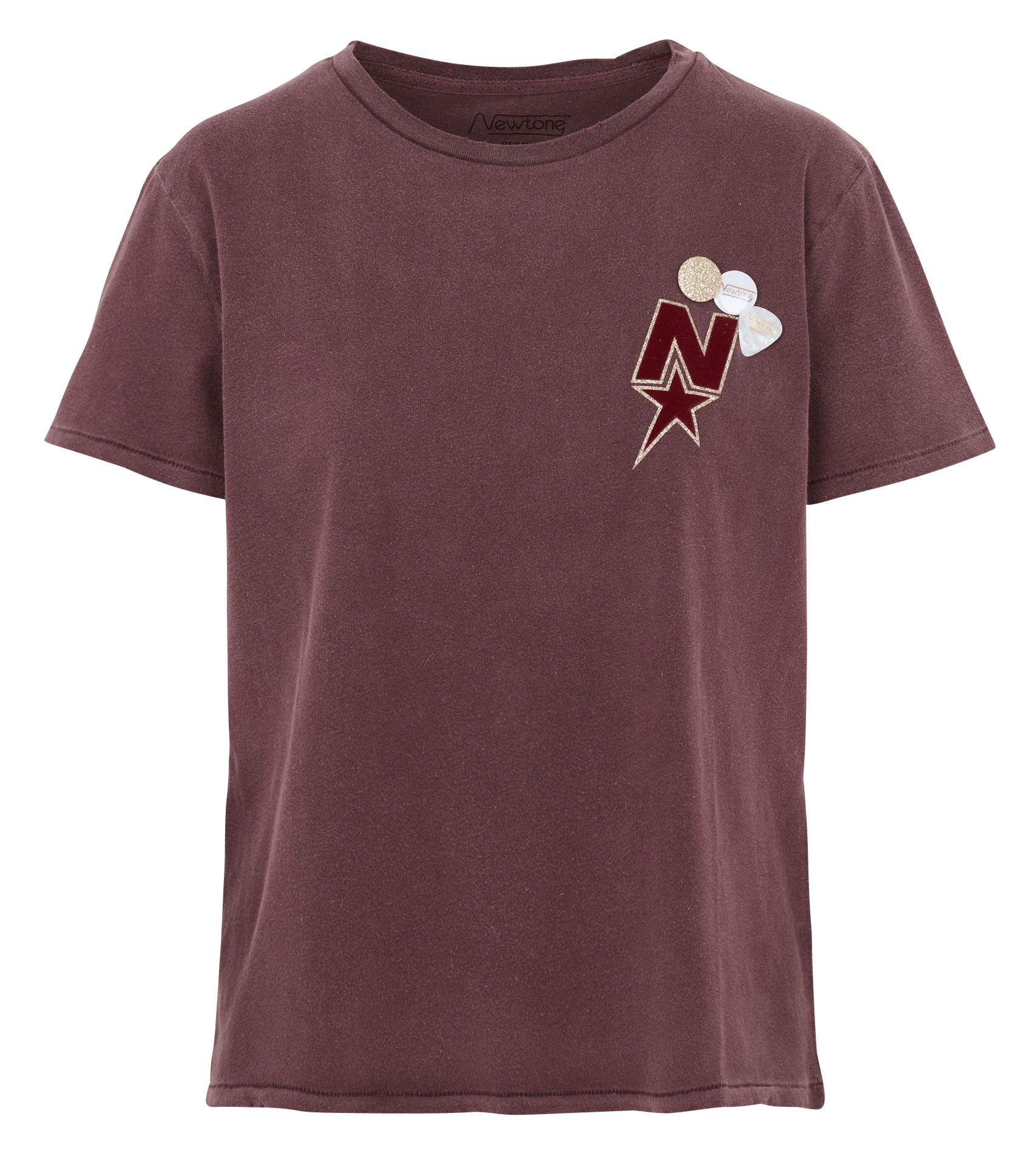Tee-shirt à motif en coton NEWTONE Violet