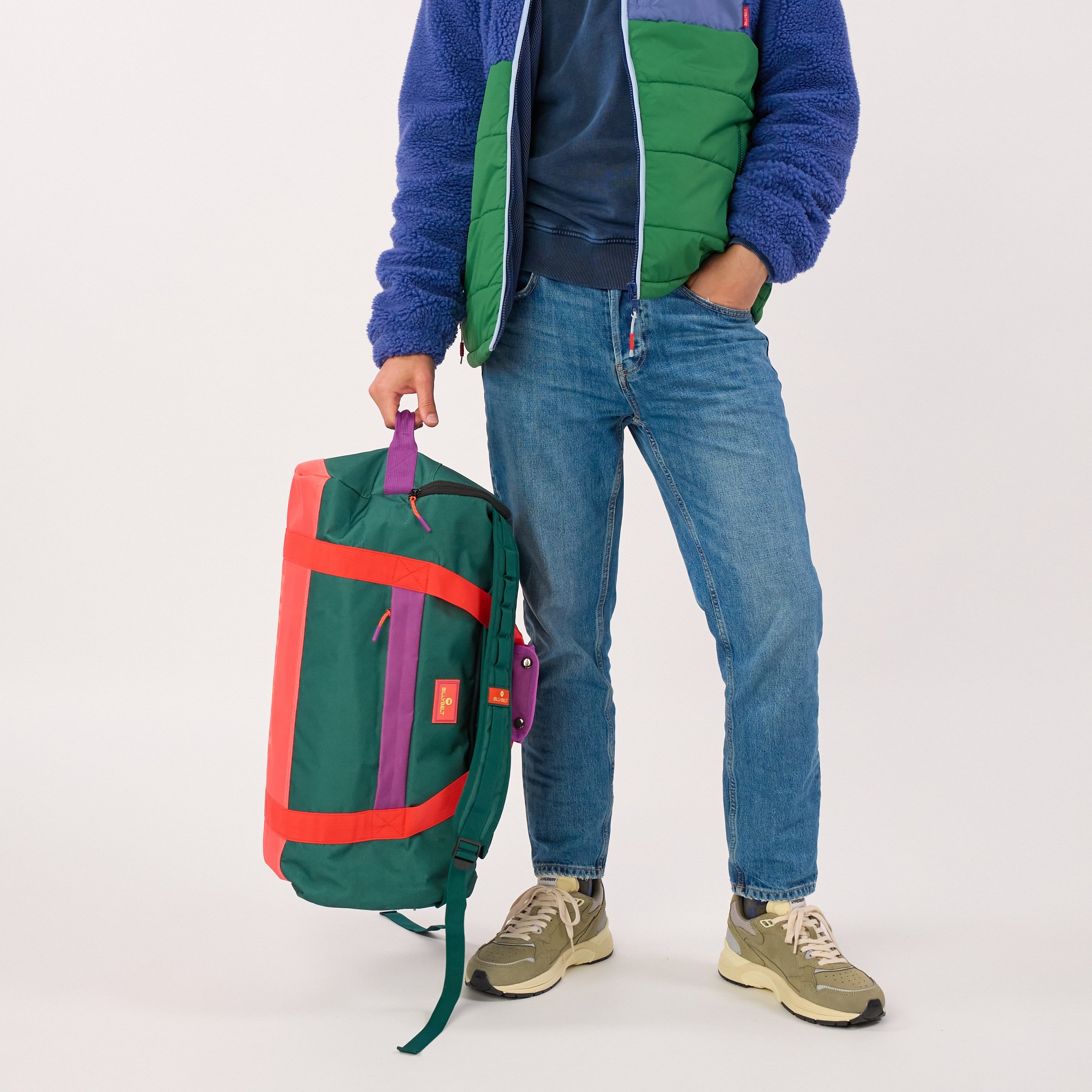 Travel bag made of recycled polyester BILLYBELT Green