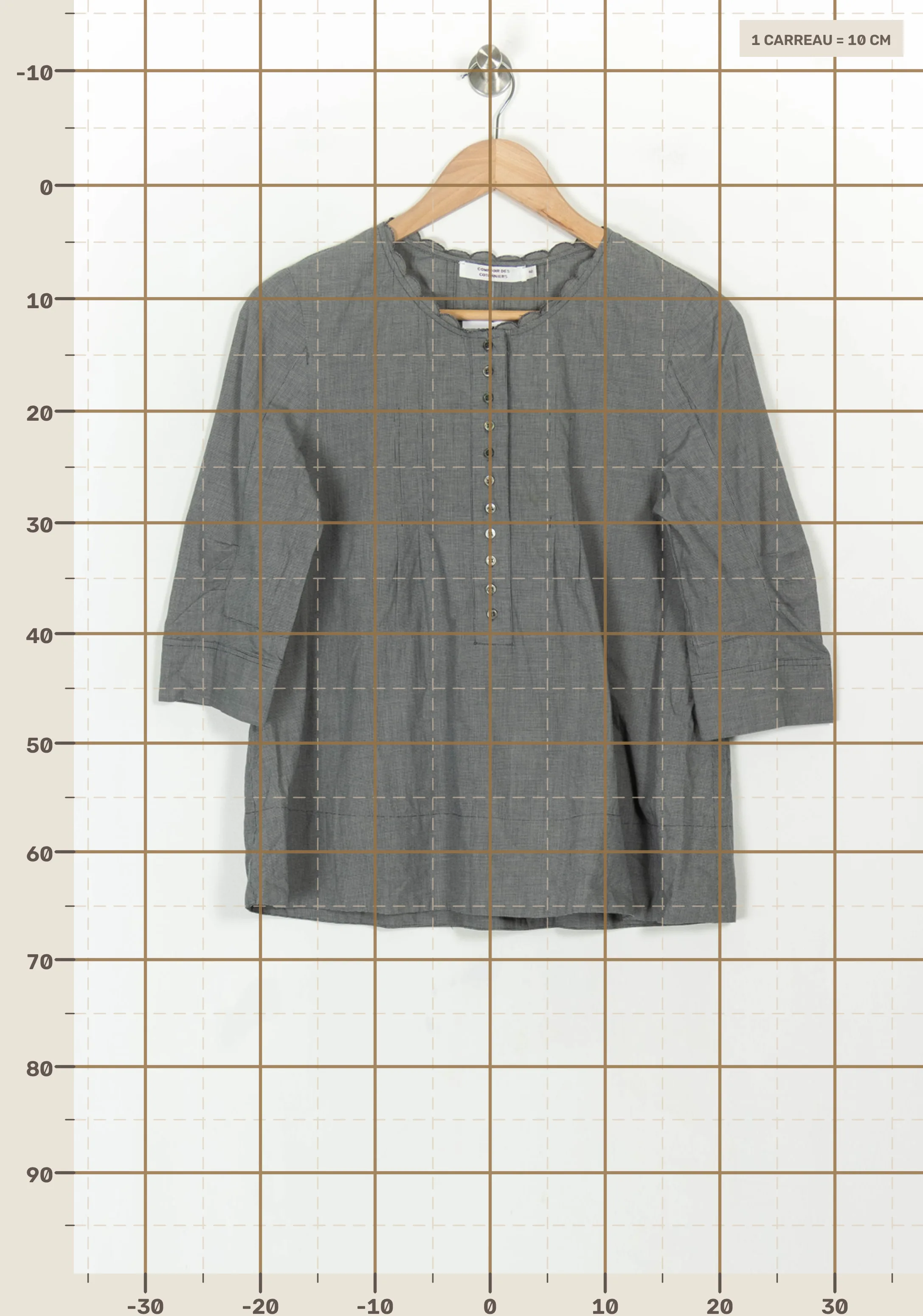 Blouse COMPTOIR DES COTONNIERS - Seconde main Grey