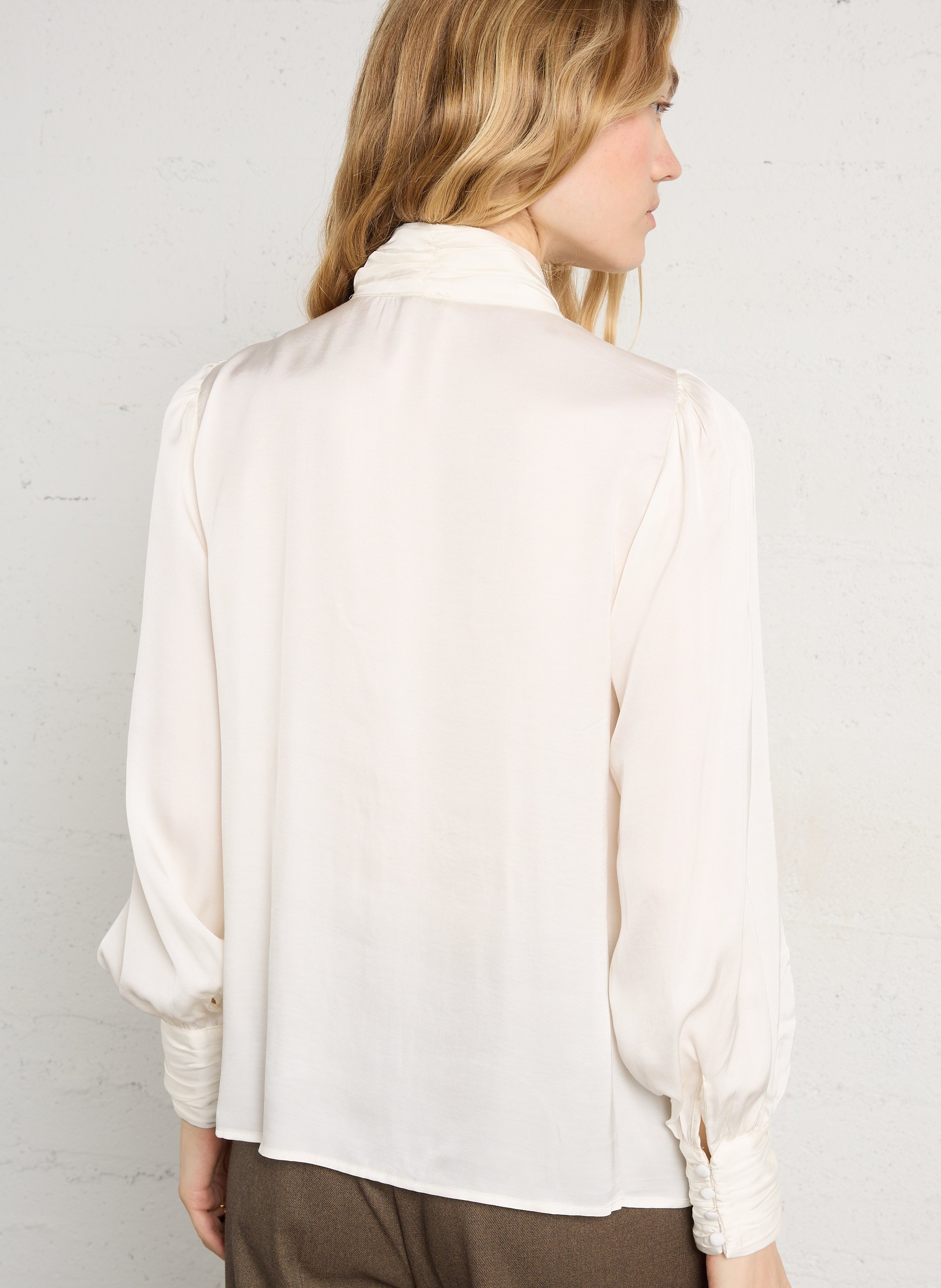 Chemisier droit et fluide MAISON 123 Beige