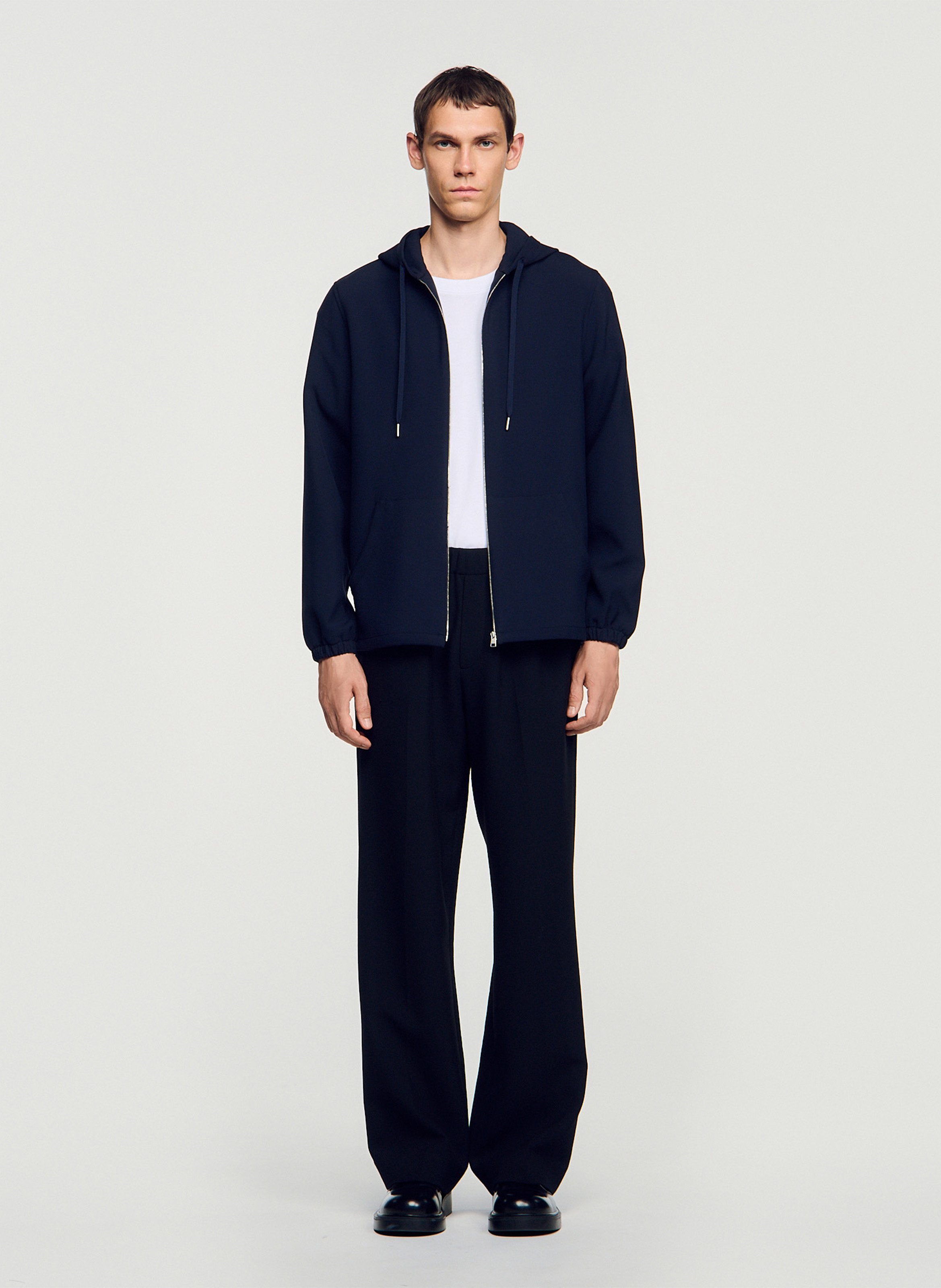 Hooded sweatshirt SANDRO Blue