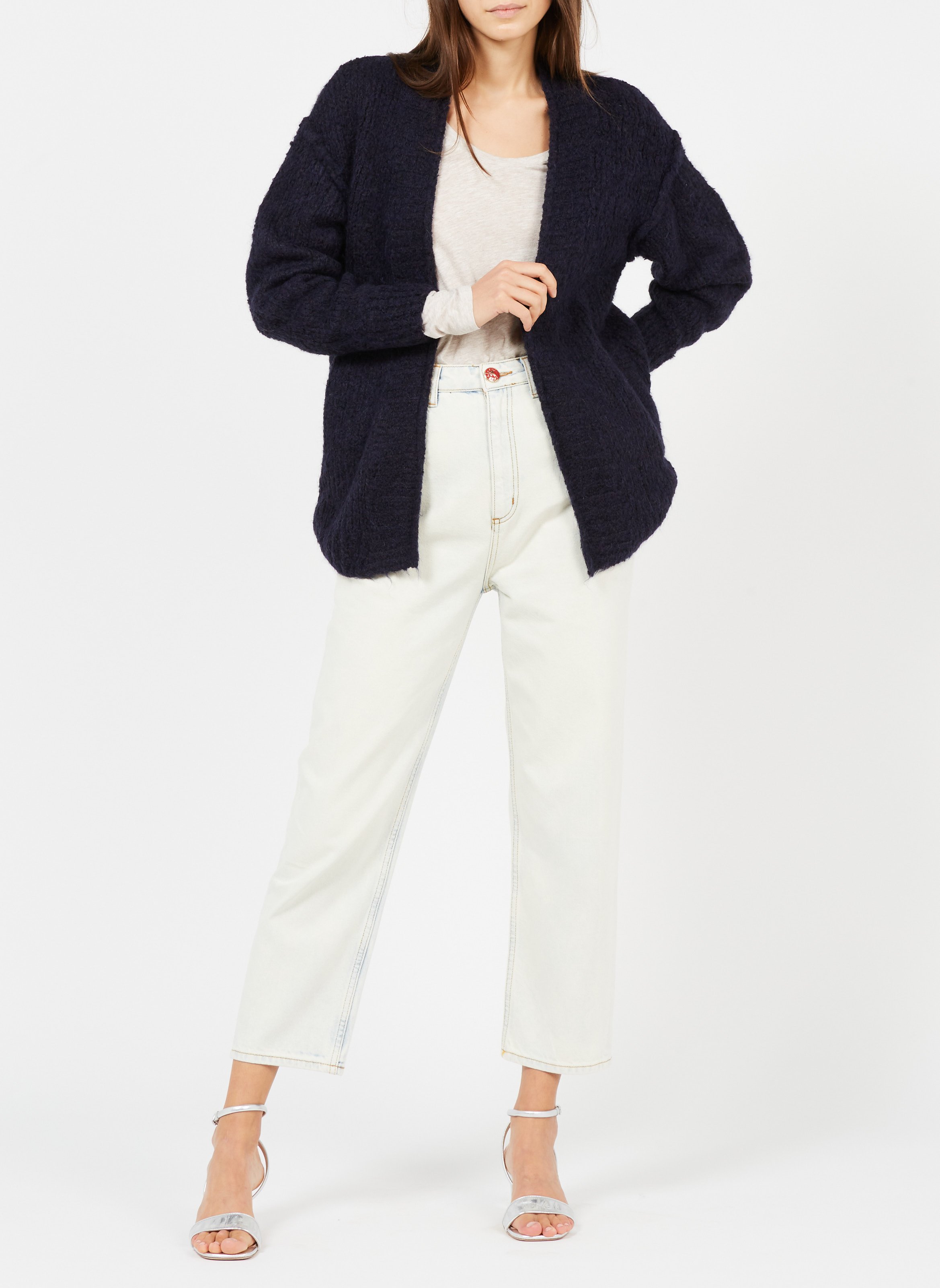 Round-neck cotton T-shirt AMERICAN VINTAGE Beige