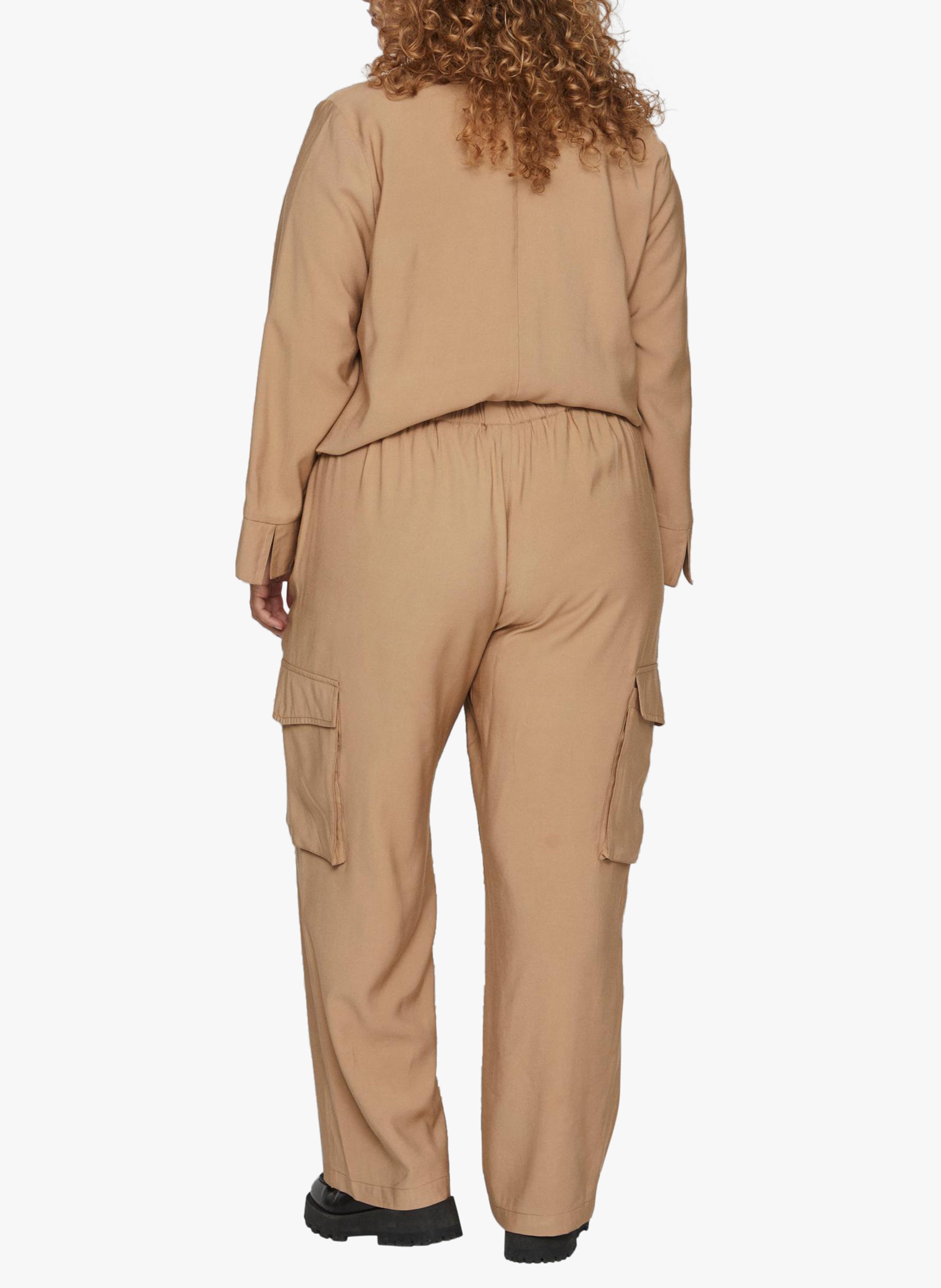 Pantalon droit  EVOKED Beige