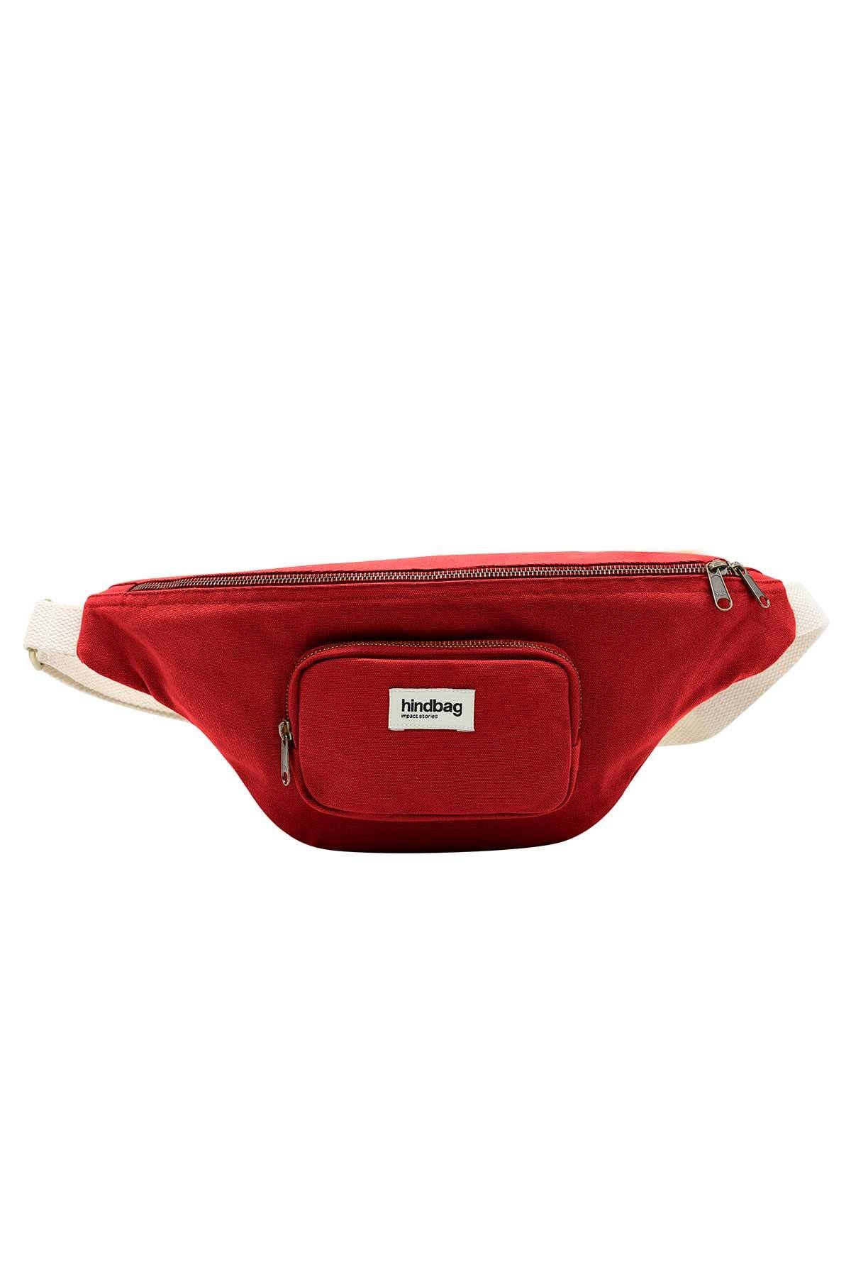 Cotton waist bag HINDBAG Red
