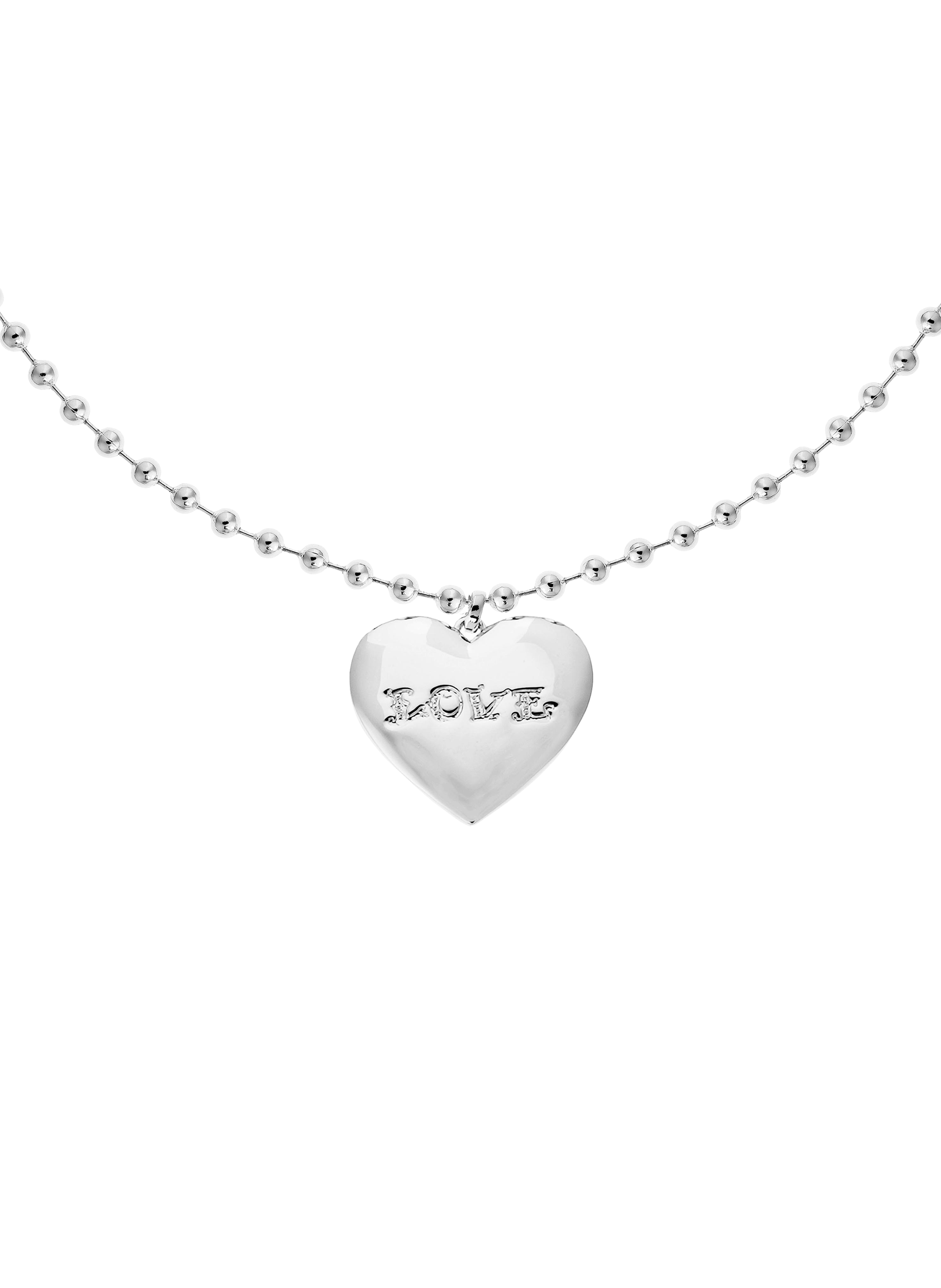 Chain necklace with central pendant HIPANEMA Silver