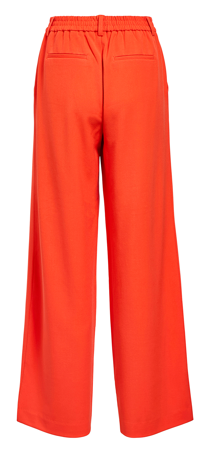 Fluid trousers with pleats OBJECT Orange