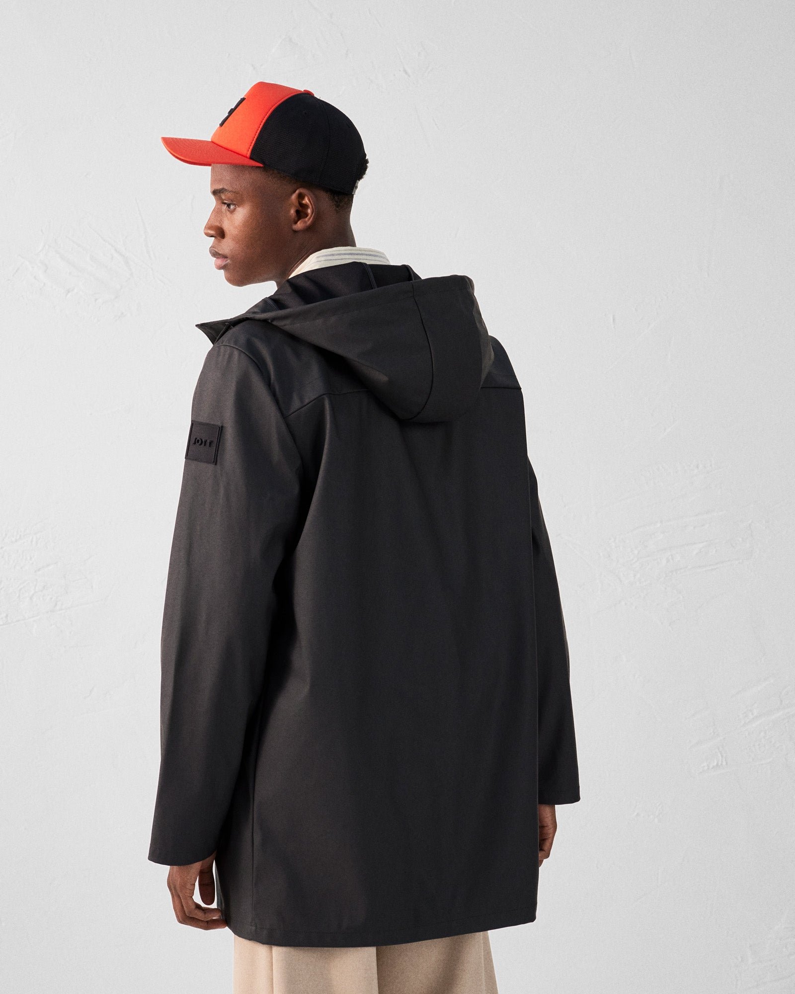 Lightweight mid-length Chester parka JOTT Black