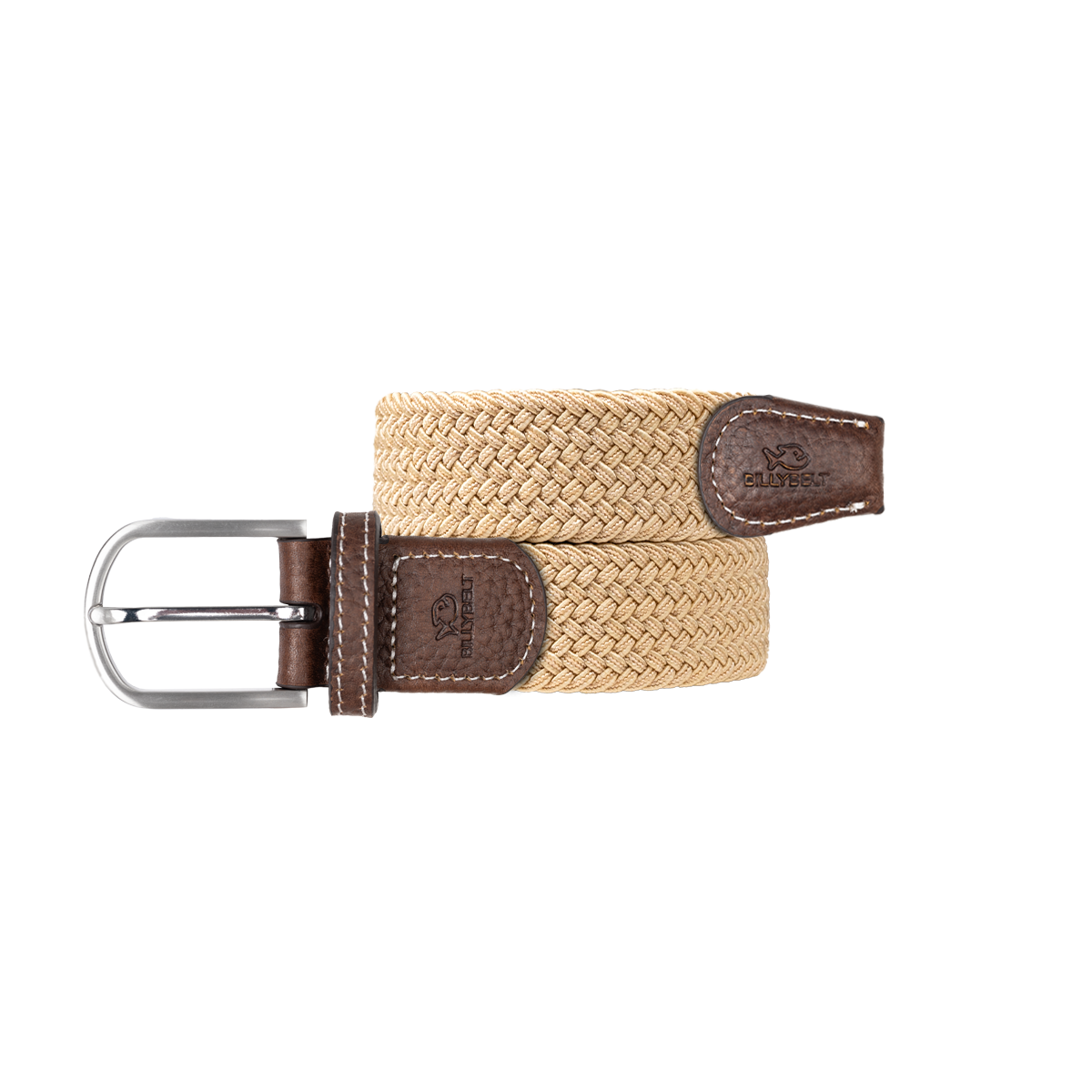 Solid Elastic Braided Belt BILLYBELT Blue