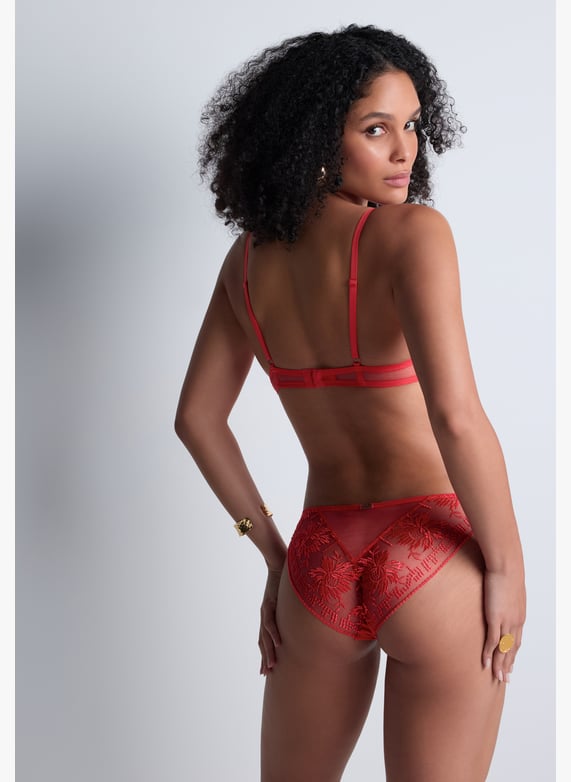 Push-up bra with molded cups | Red by AUBADE Push-up bra with molded cups Red