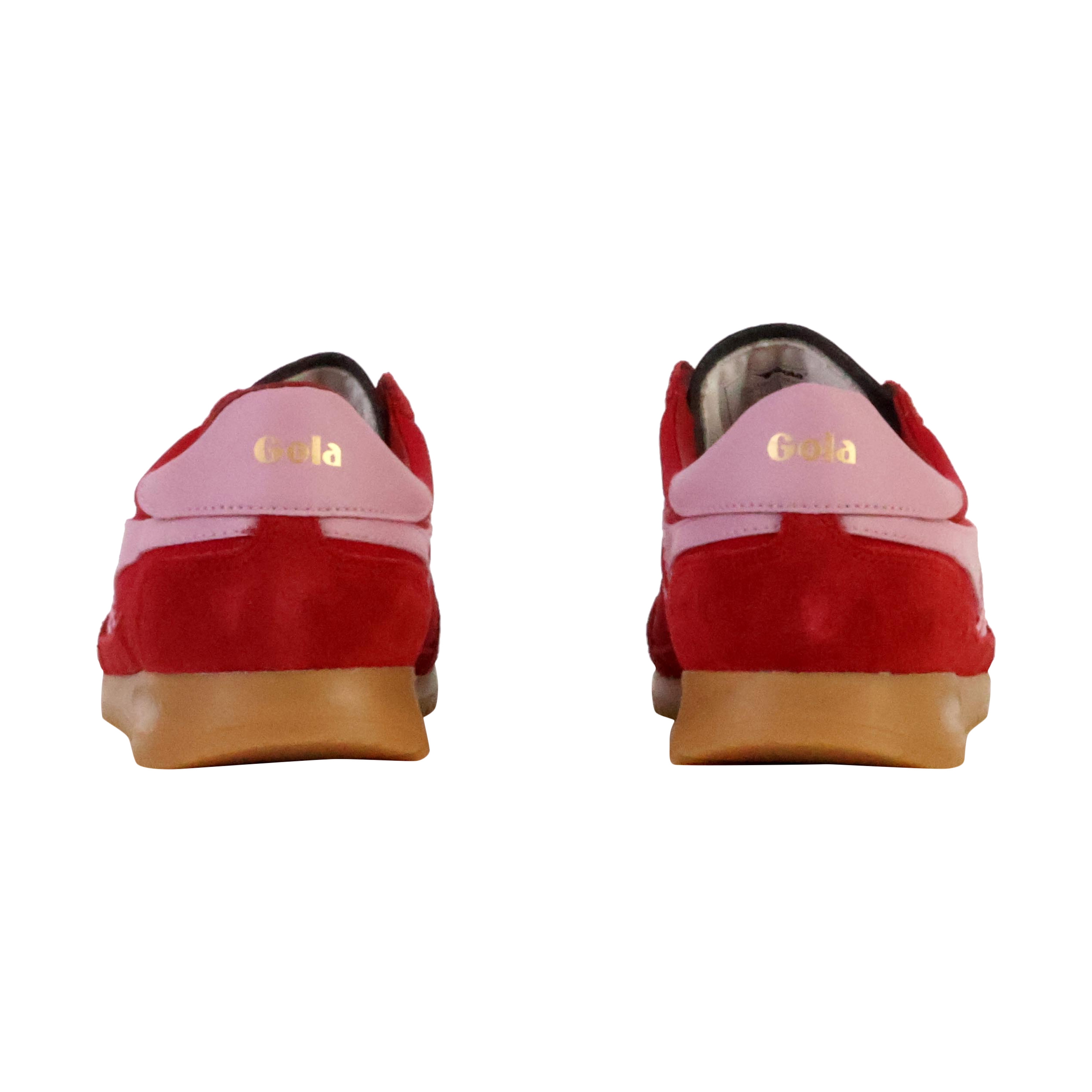 Leather sneakers tornado GOLA Red