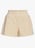 High-waisted cotton-blend shorts VILA