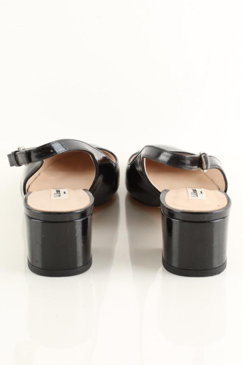 Leather heels LK BENNETT - Seconde Main Black