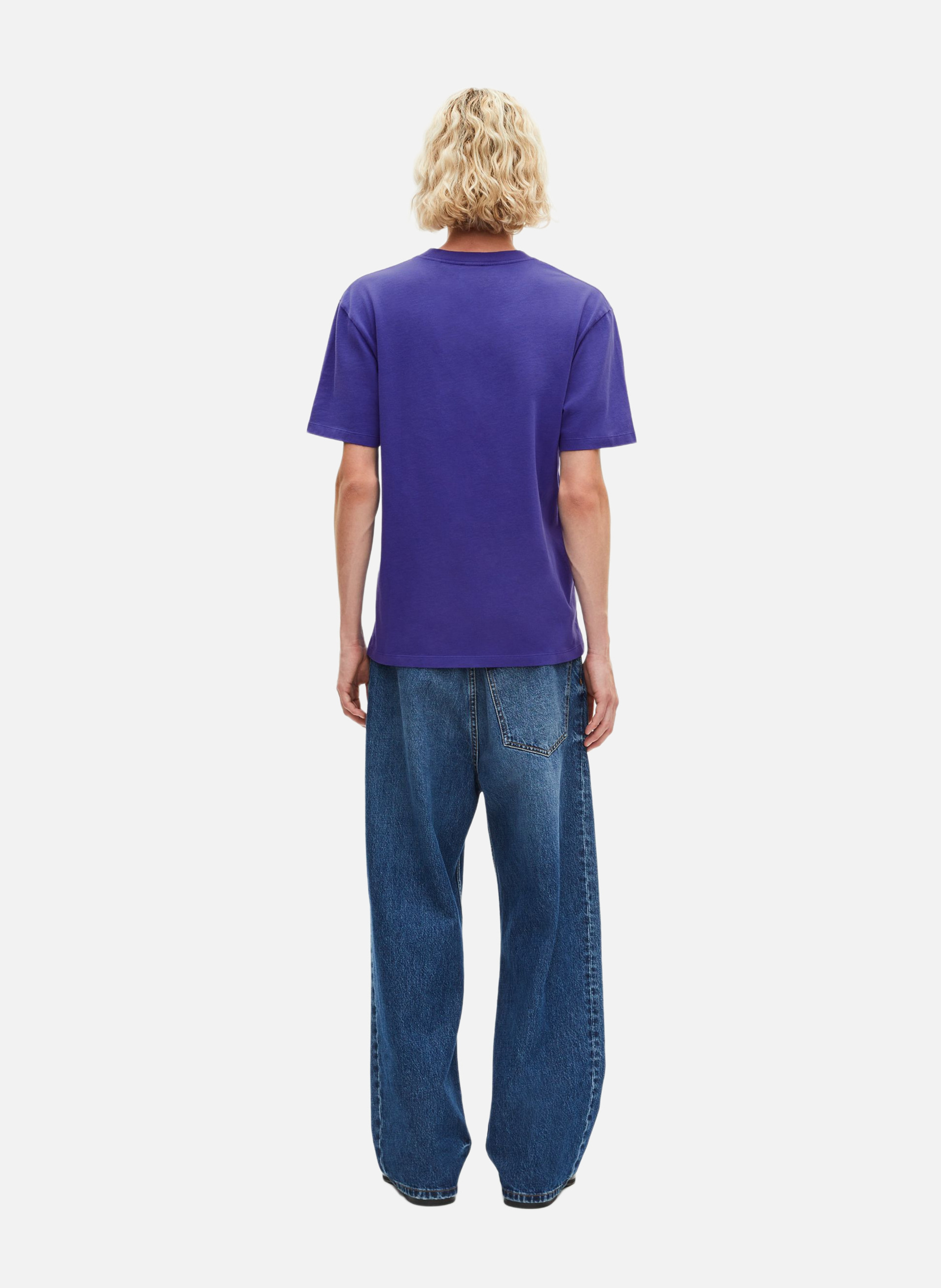 T-shirt with The Kooples screen print Blue