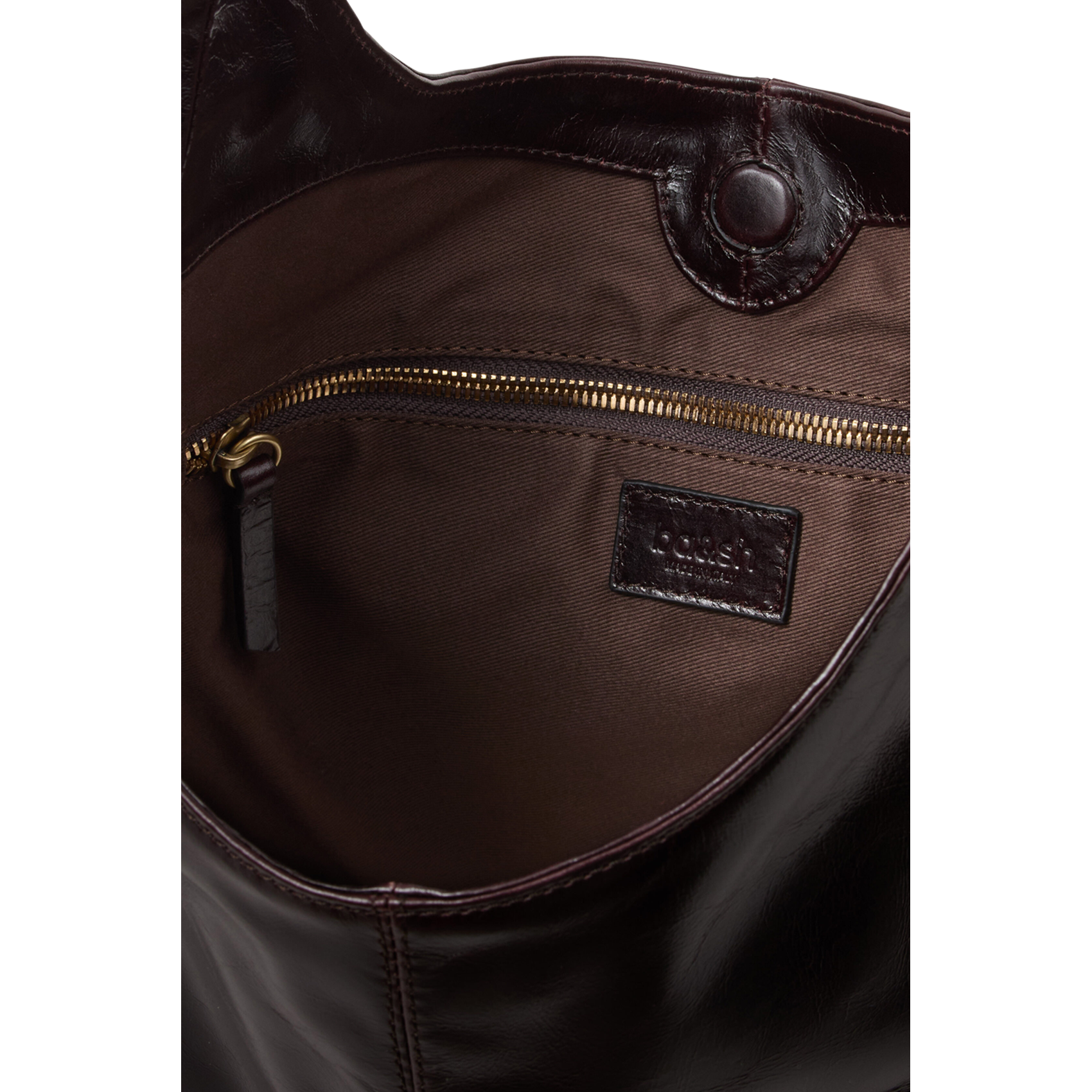 Leren clutch BA&SH Bruin