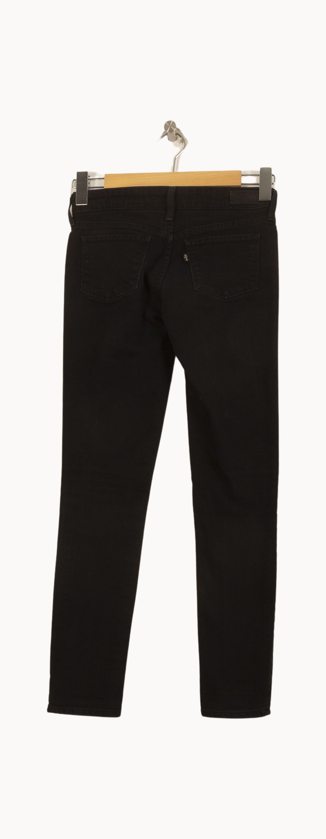 Cropped slim jeans with studs LEVI'S - Seconde main Black