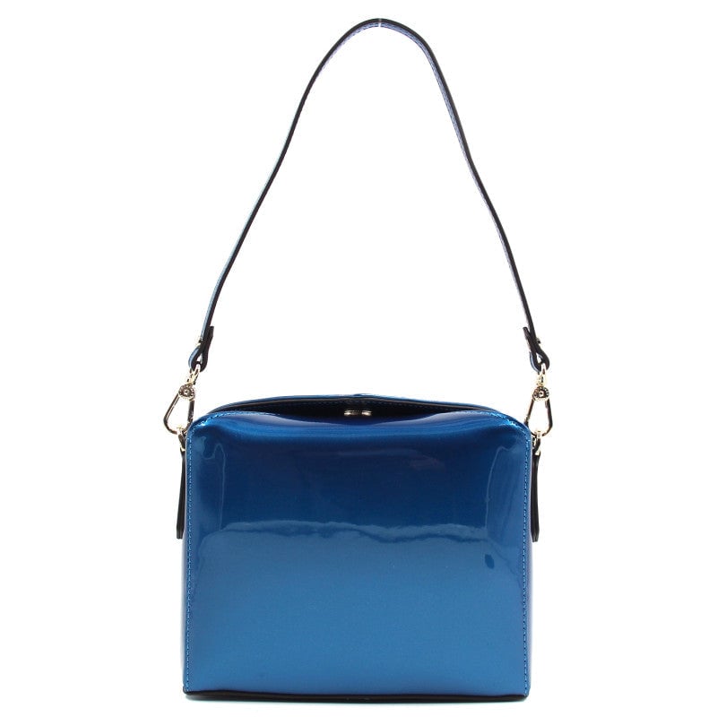 Shoulder bag - synthetic and leather POURCHET Blue