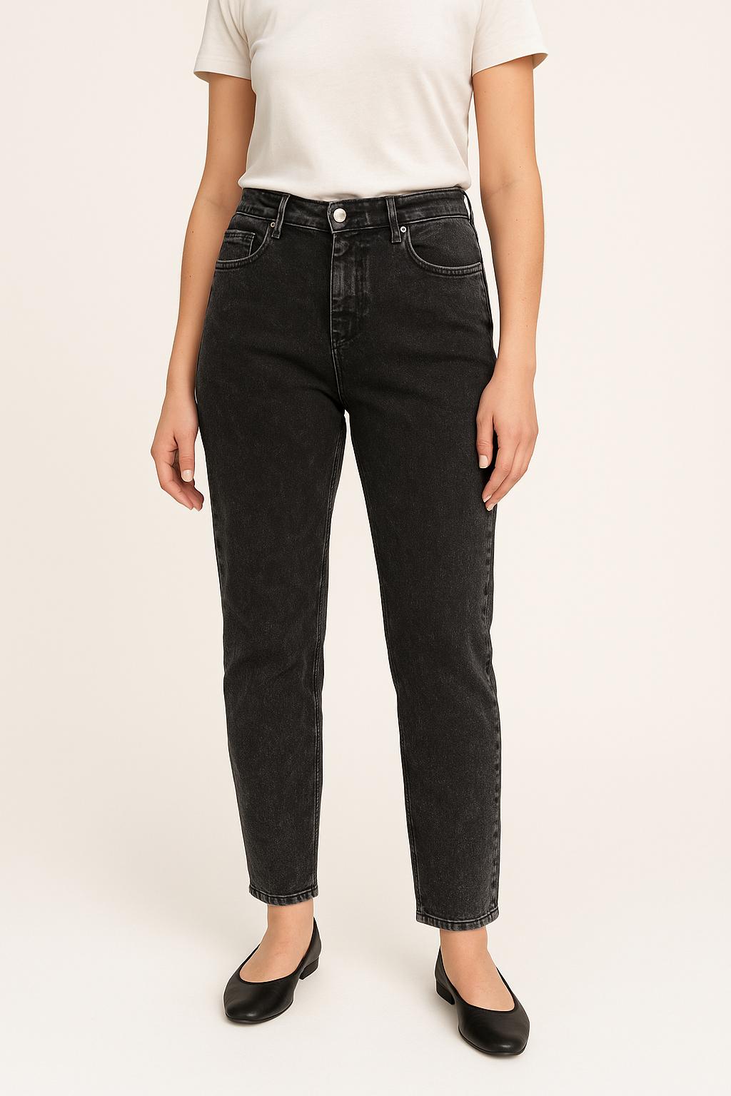 Cropped slim jeans with studs LEVI'S - Seconde main Black