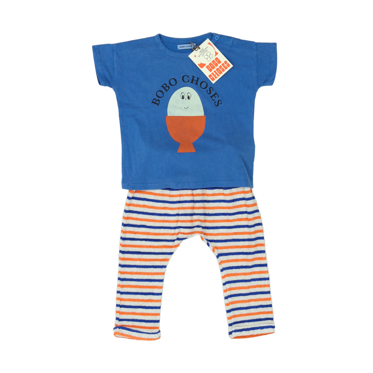 Blue Baby Pyjamas - 24 months BOBO CHOSES - Seconde Main Blue