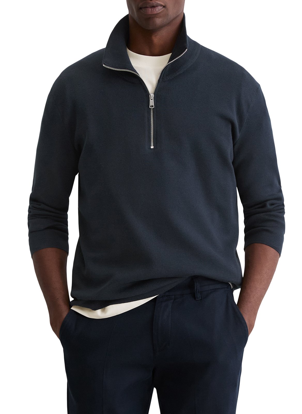 Pull col camionneur en coton MARC O'POLO