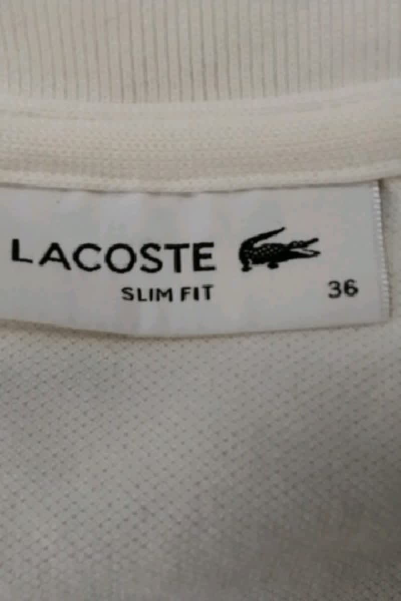 Polo shirt LACOSTE - SECONDE MAIN White