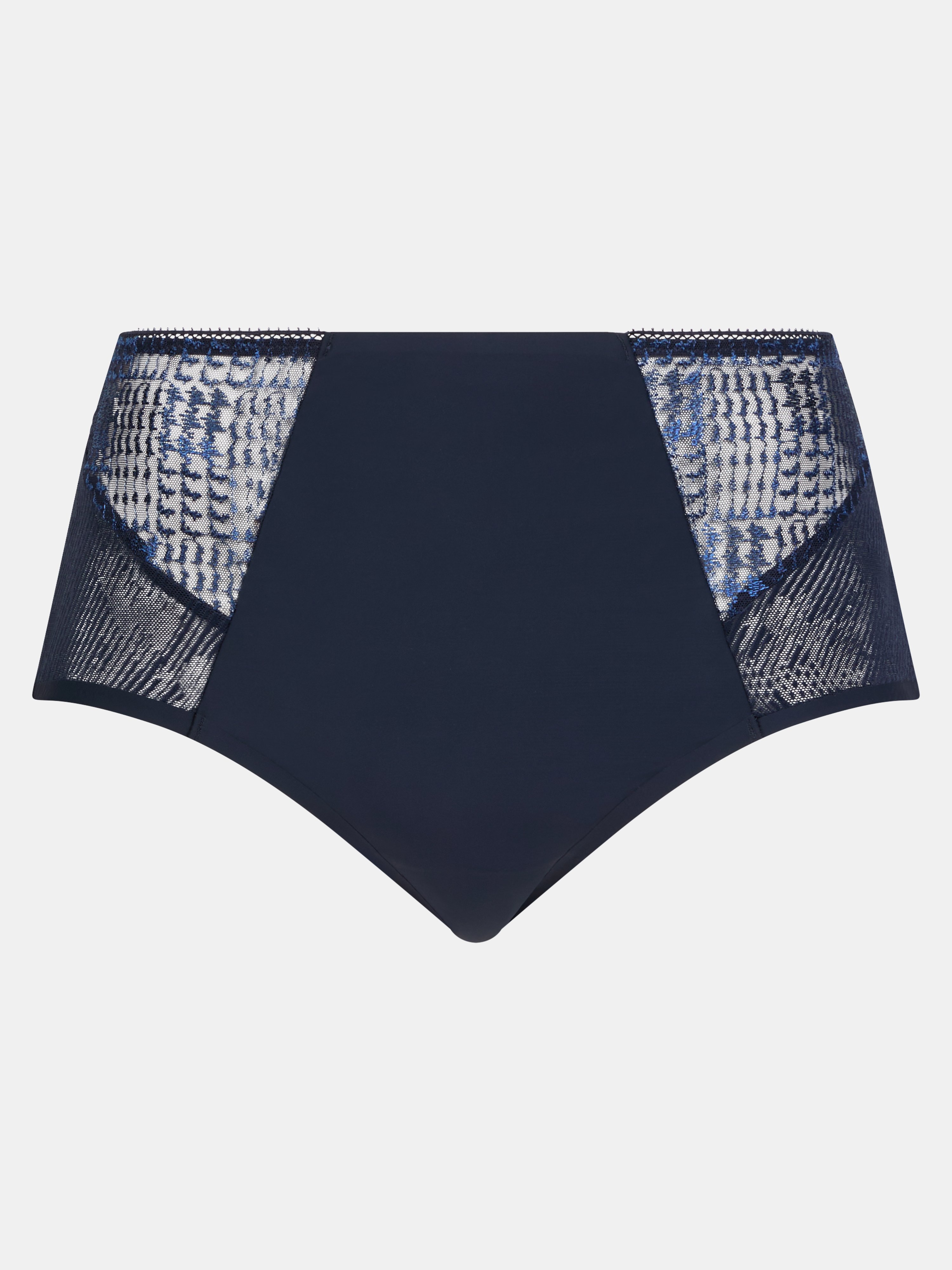High-waisted lace panties CHANTELLE Blue