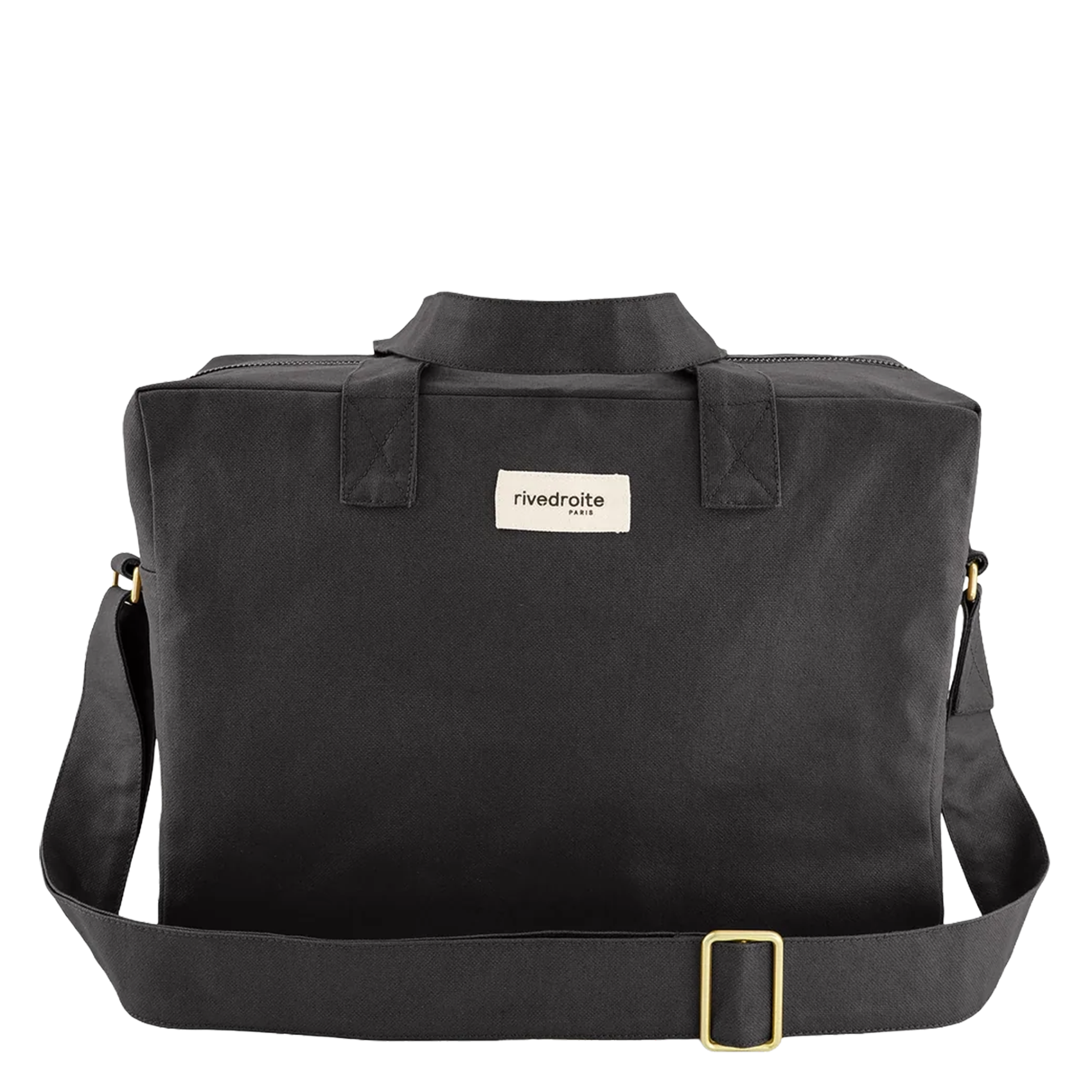 Sac à main en coton mélangé RIVEDROITE PARIS Noir