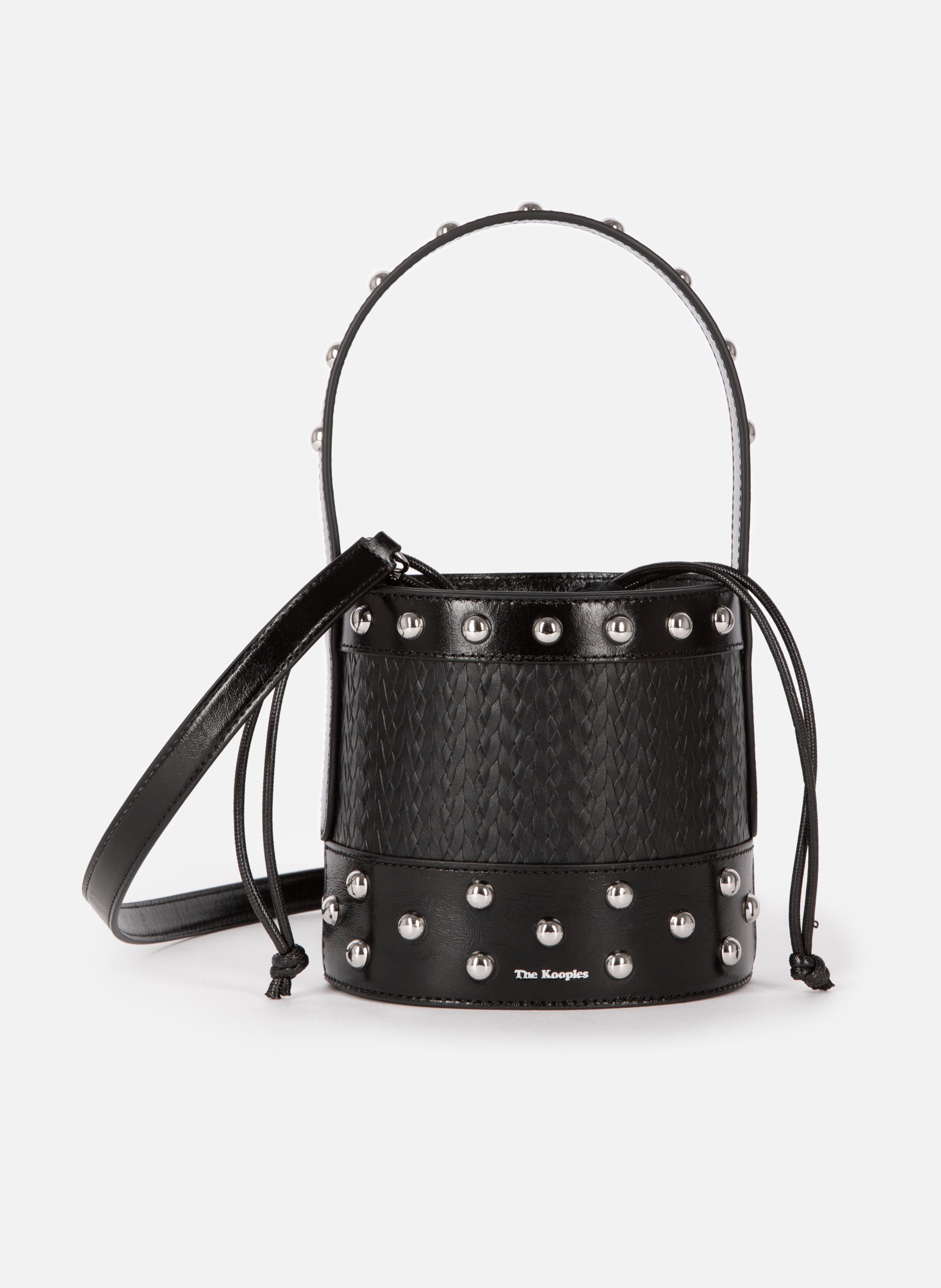 Studded bucket bag THE KOOPLES Black