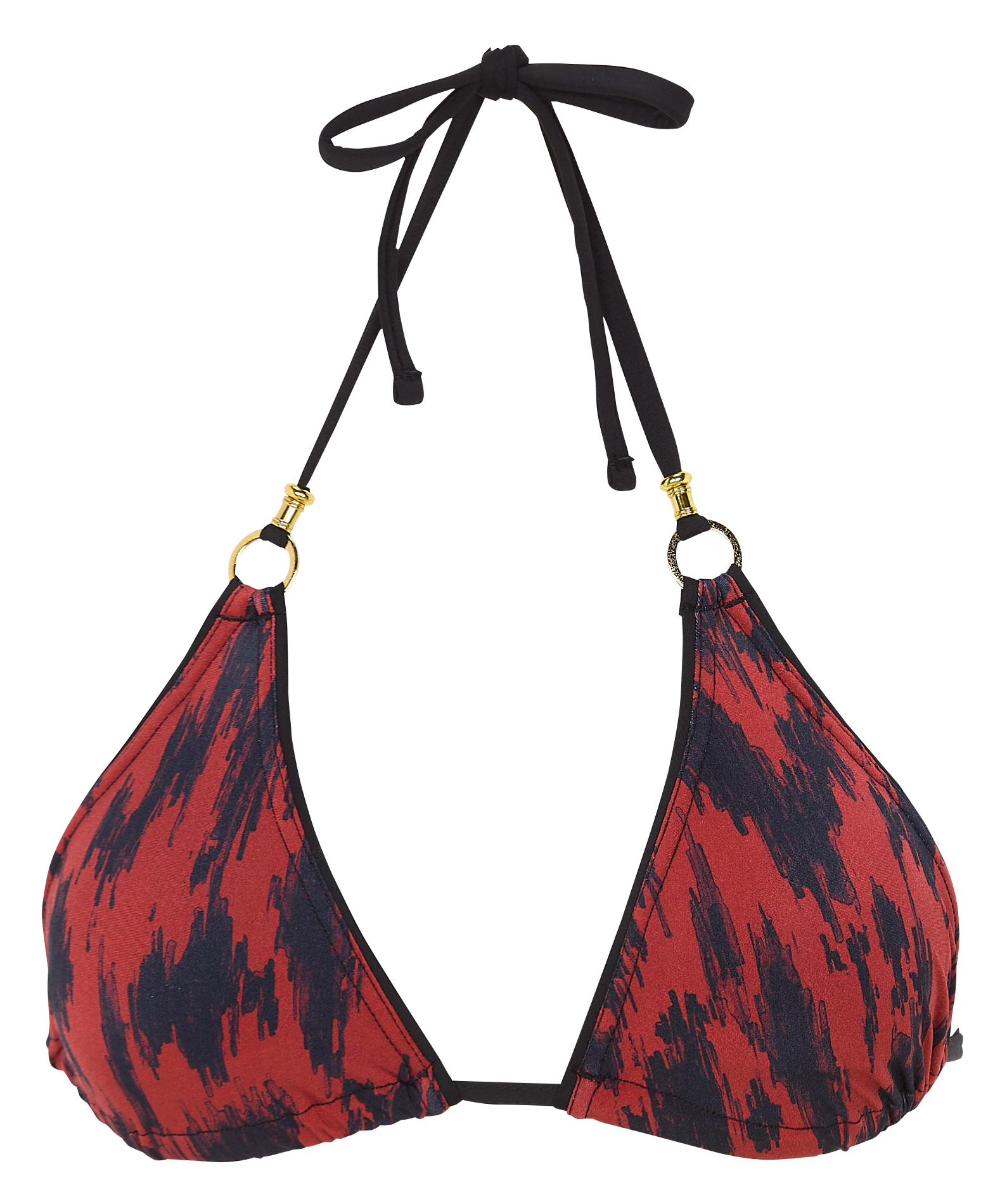 Maillot de bain 2 pièces imprimé LIVIA Marron