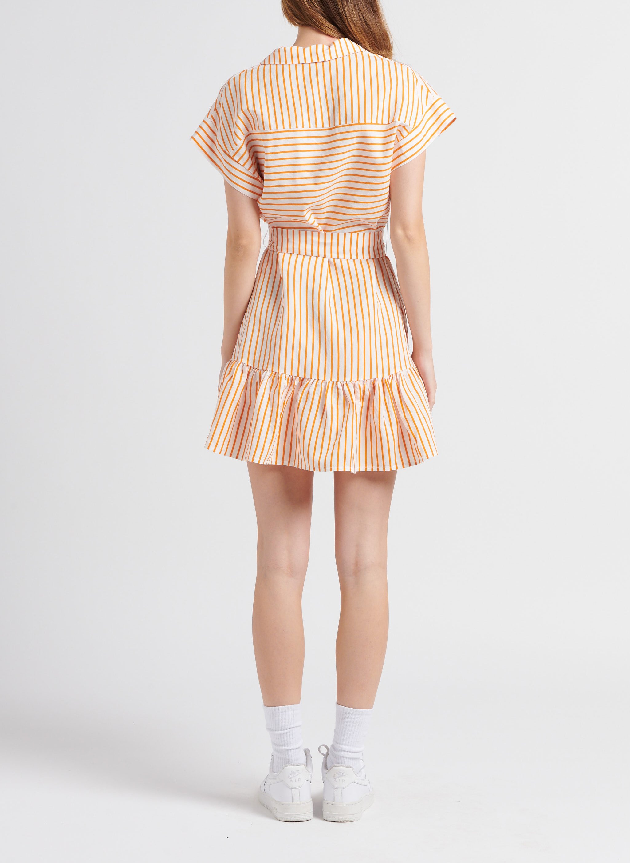 Short dress with tailored collar INDEE Multicolored