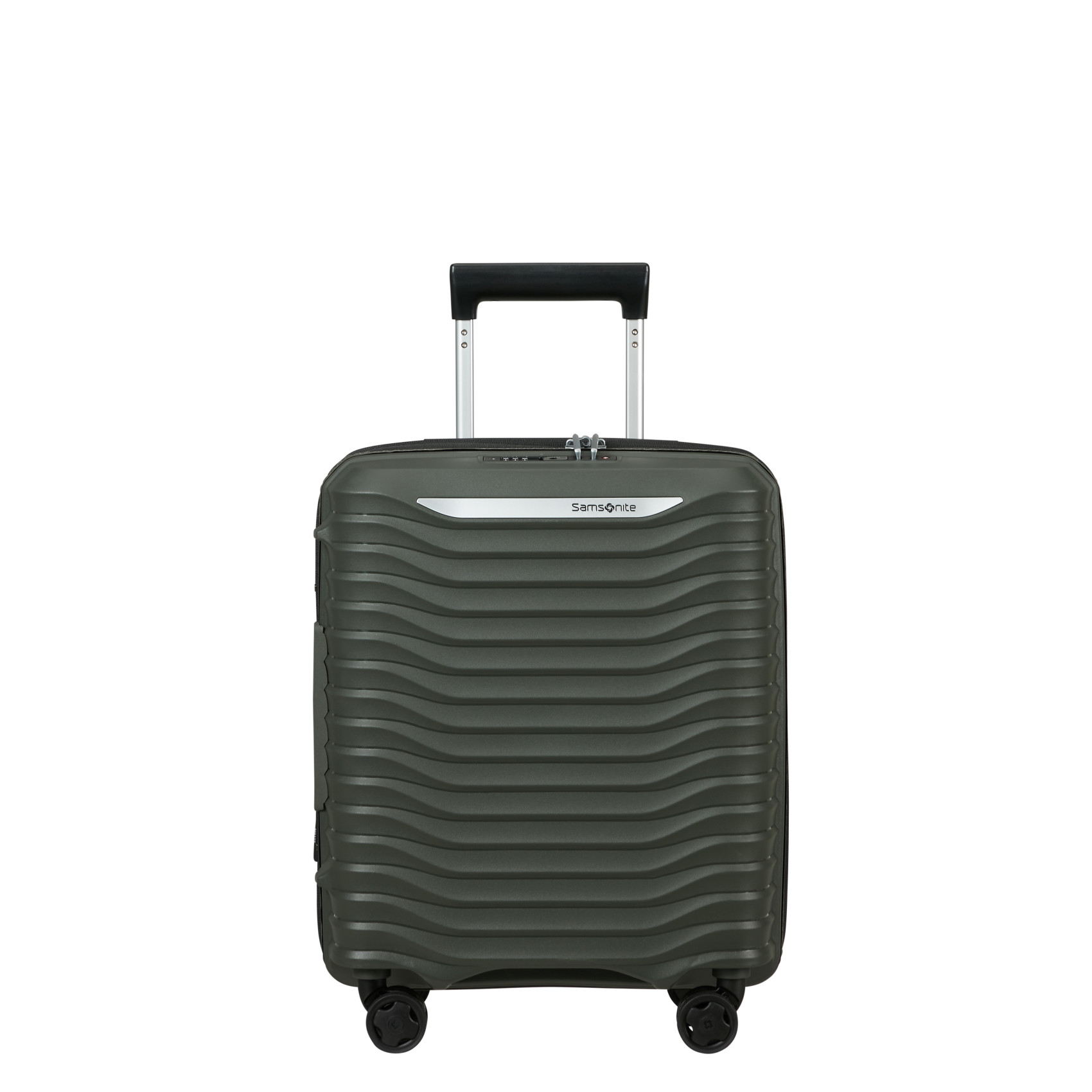Upscape 4-wheel carry-on suitcase Black