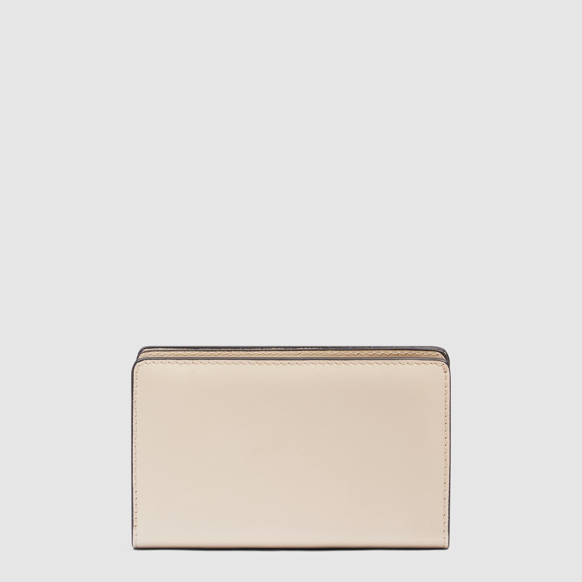 Babylon leather wallet PIQUADRO Beige