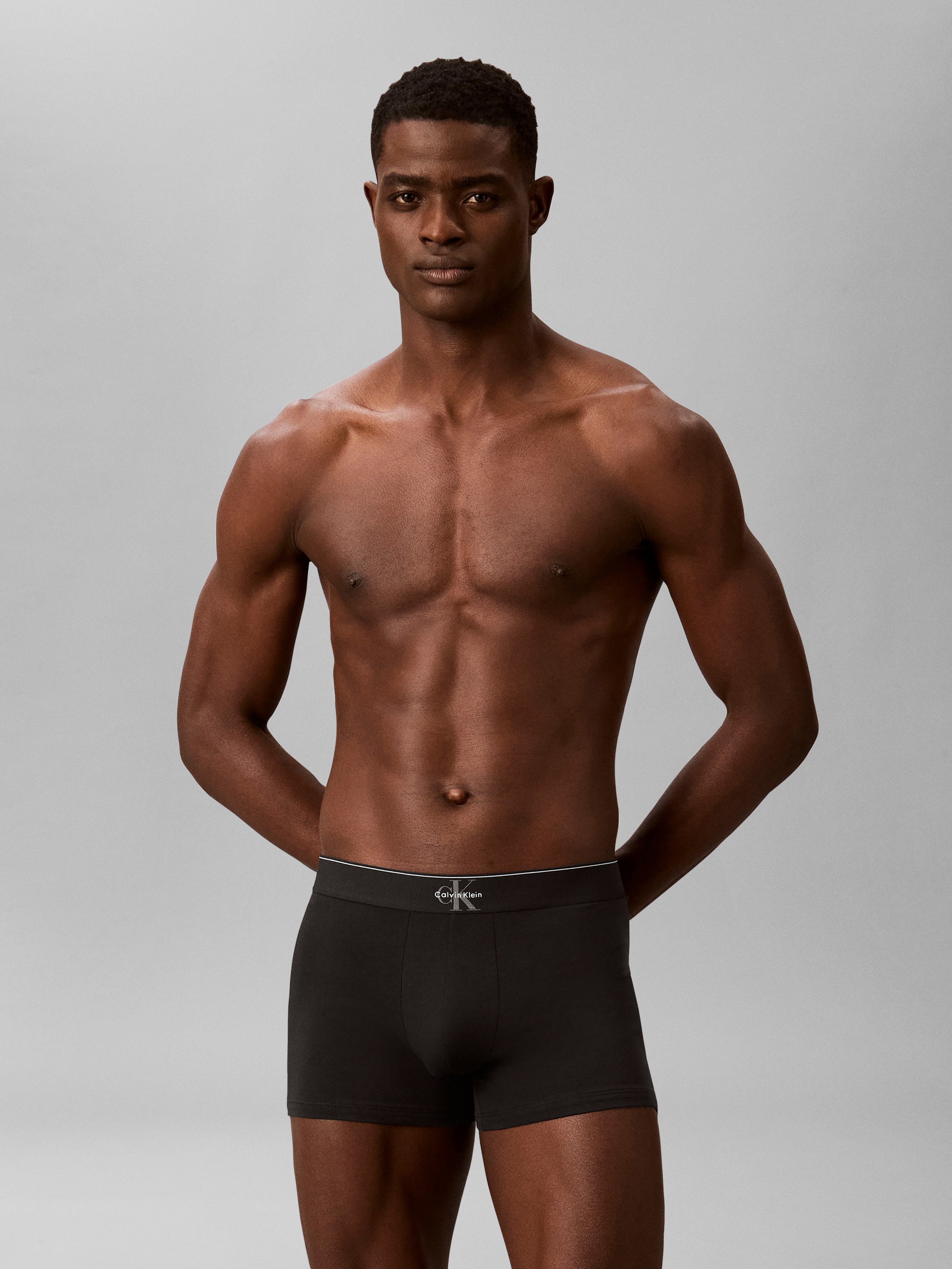 Setje met 3 boxershorts | katoenblend Grijs