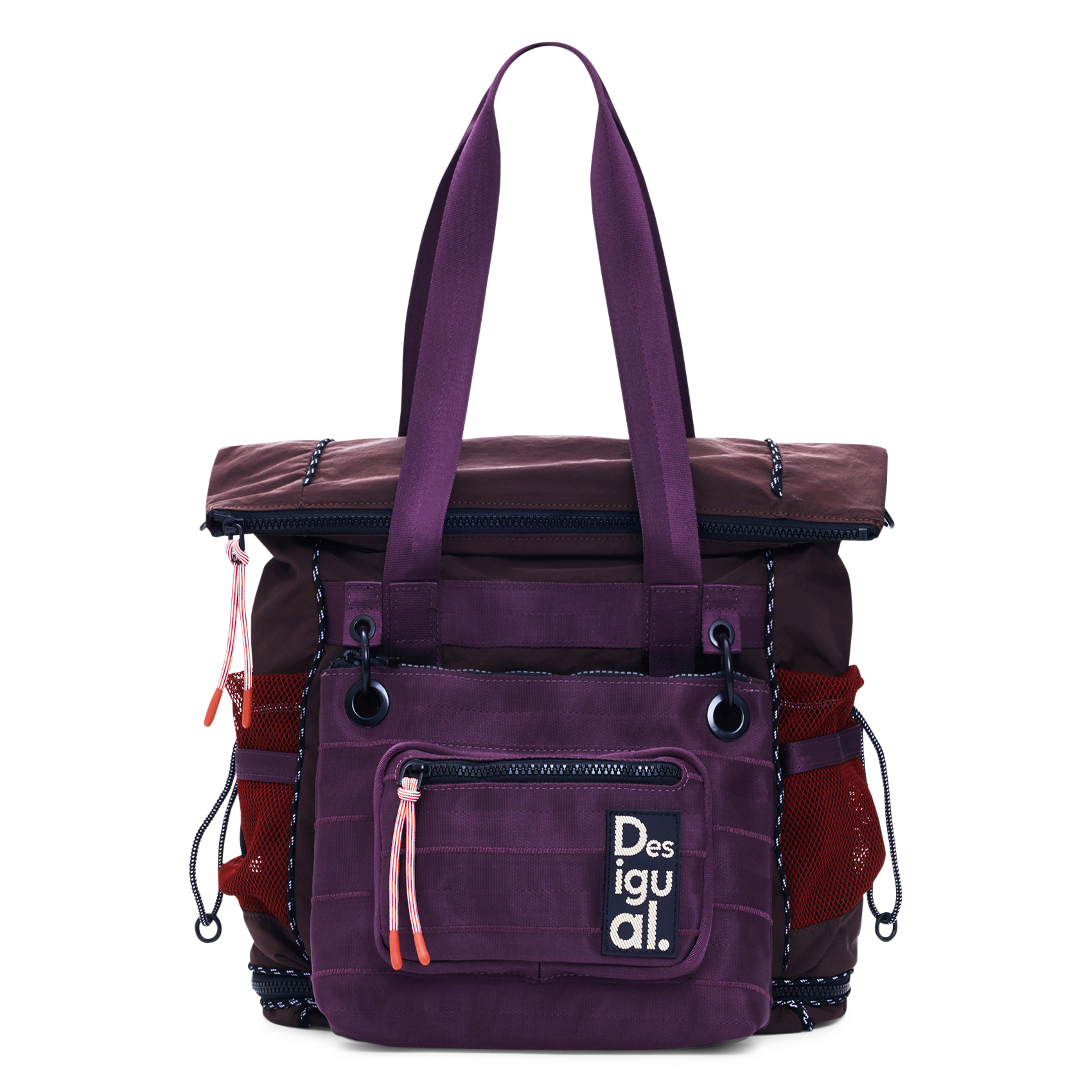 Sac à dos zippé DESIGUAL Rouge