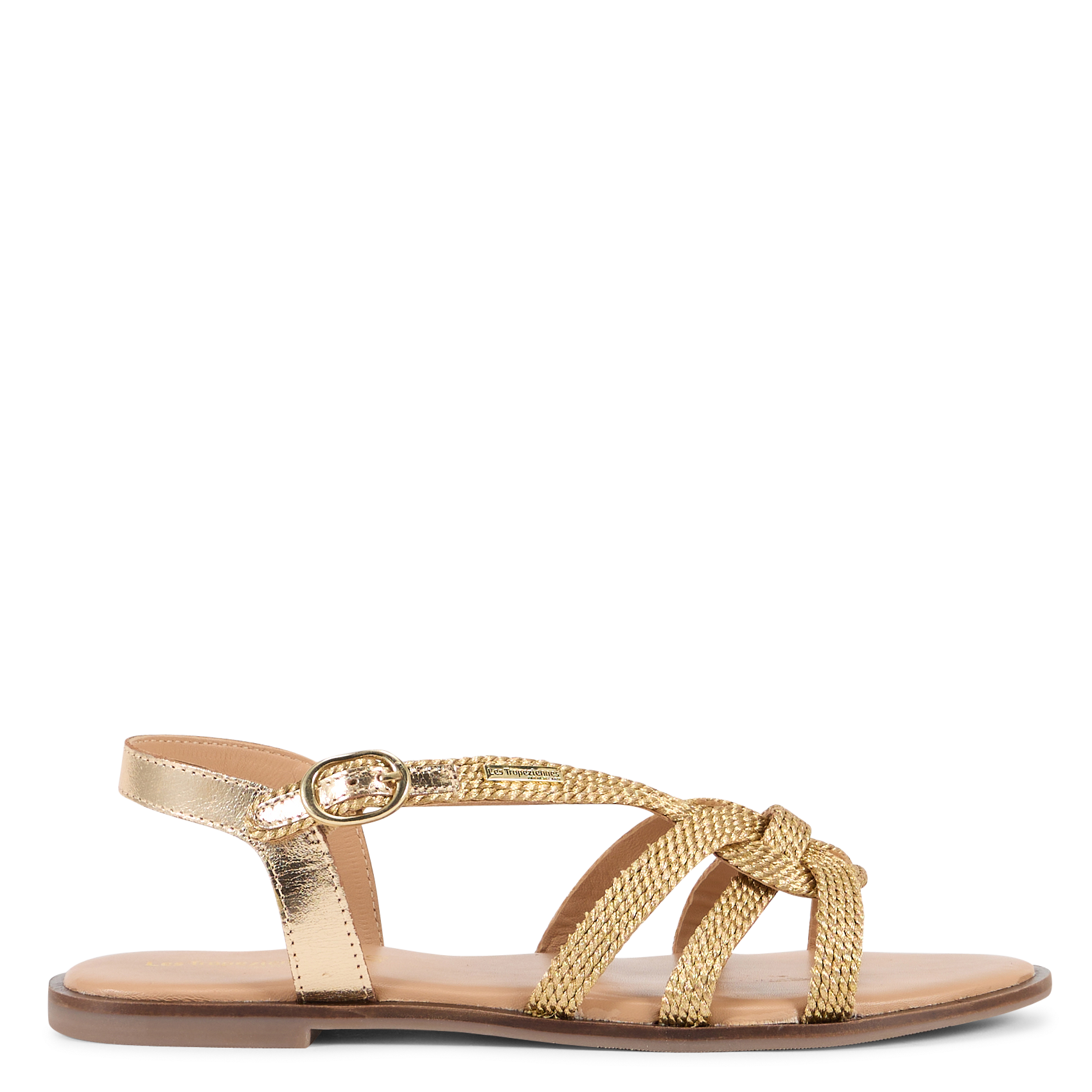 Platte sandalen LES TROPEZIENNES PAR M.BELARBI Goudkleurig