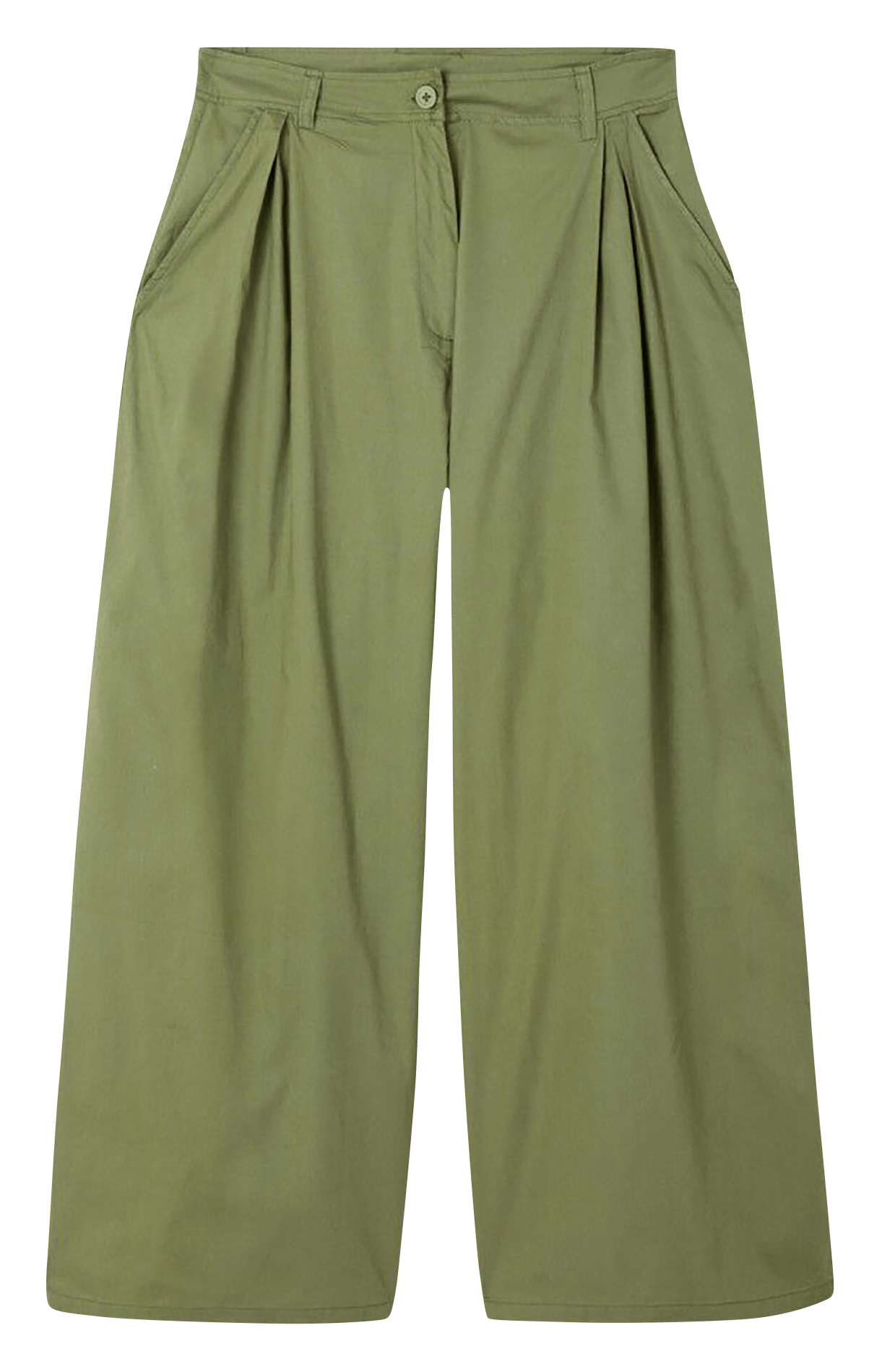 Wide-leg cotton pants AMERICAN VINTAGE Brown