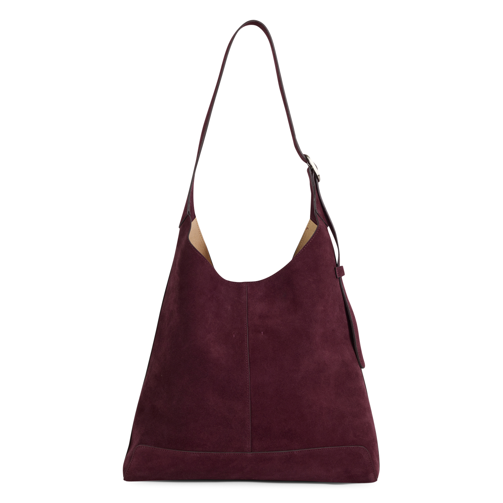 Sac hobo en cuir velours NAT & NIN Violet