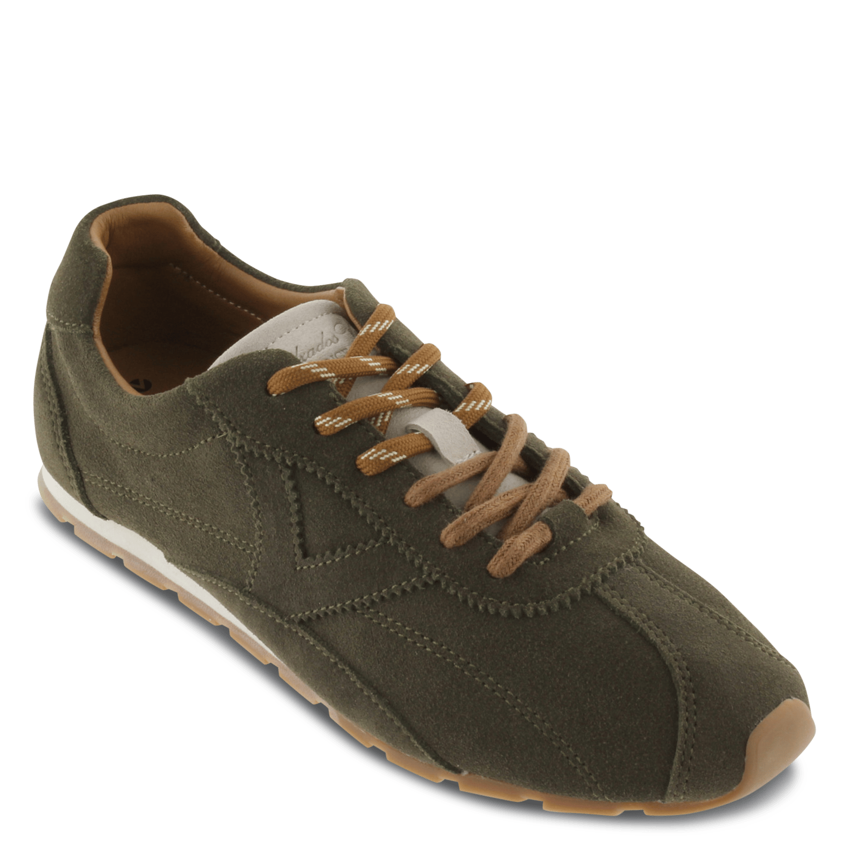 Leather low-top sneakers VICTORIA Khaki