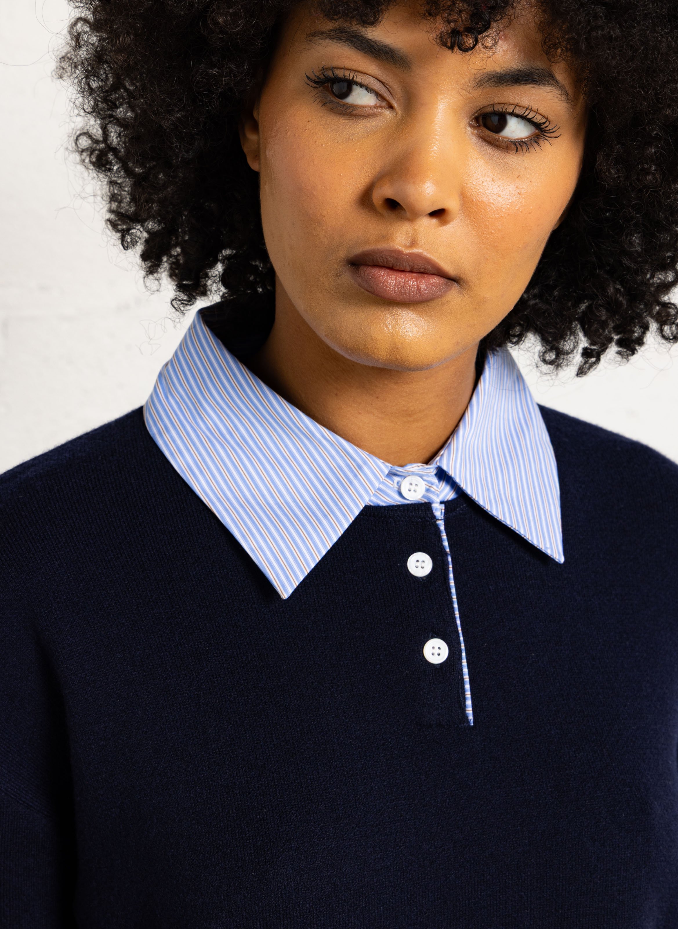 Sjaal van fantasietricot - Aly SUNCOO Blauw