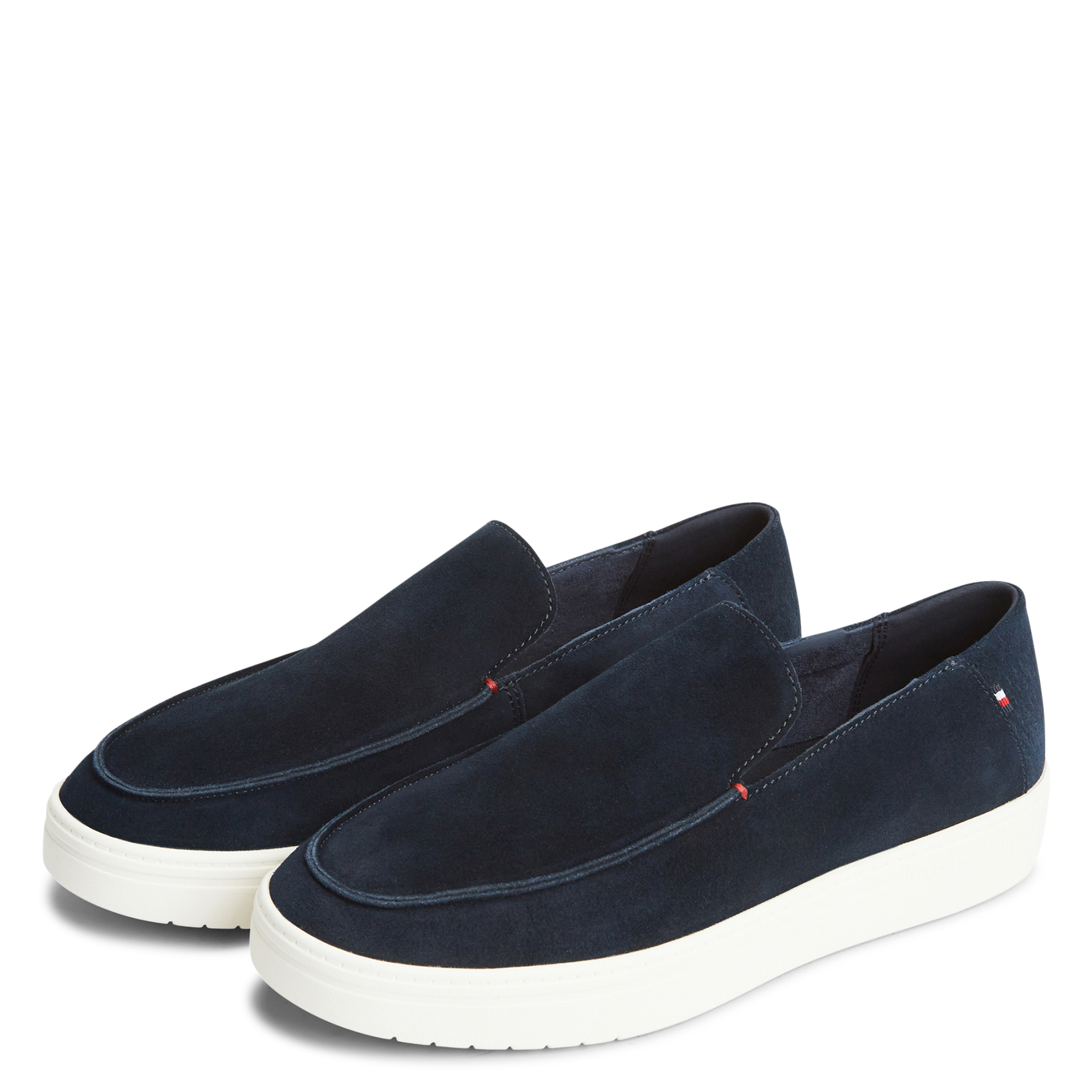 Mokassins aus Veloursleder TOMMY HILFIGER Blau