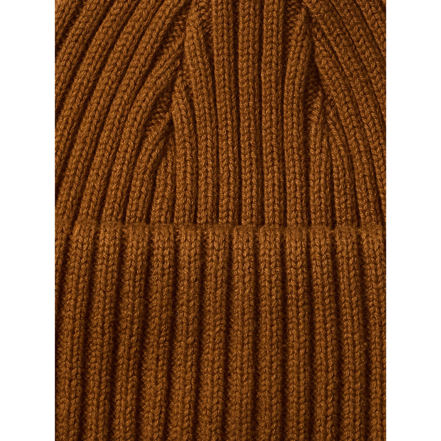 Bonnet en coton bio SELECTED Marron
