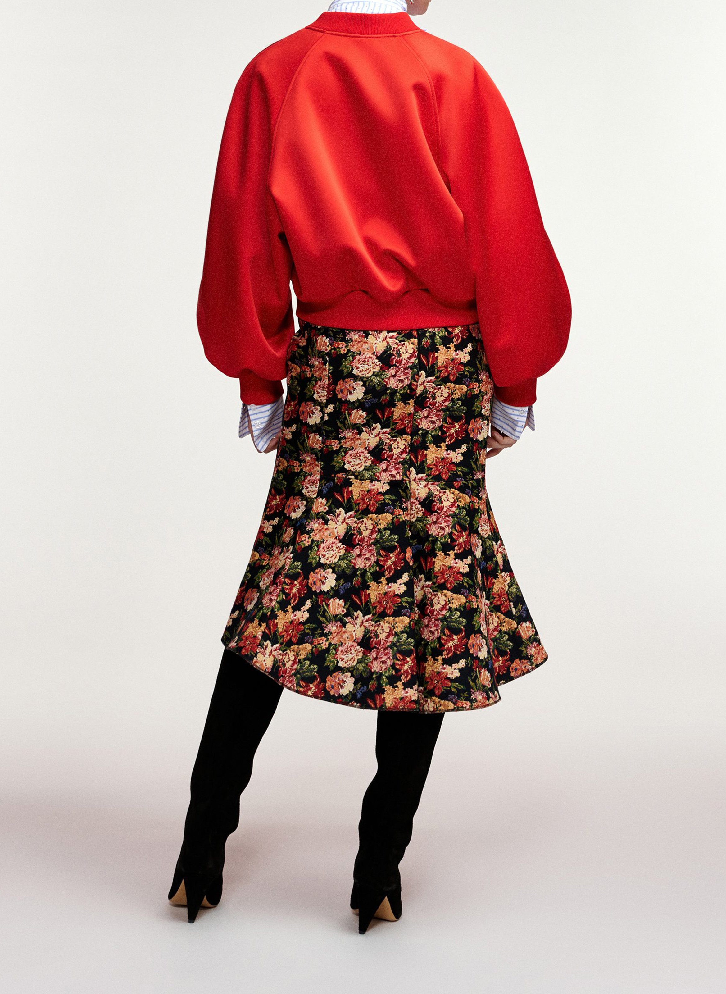 Blouson oversize à manches volumineuses ESSENTIEL ANTWERP Rouge