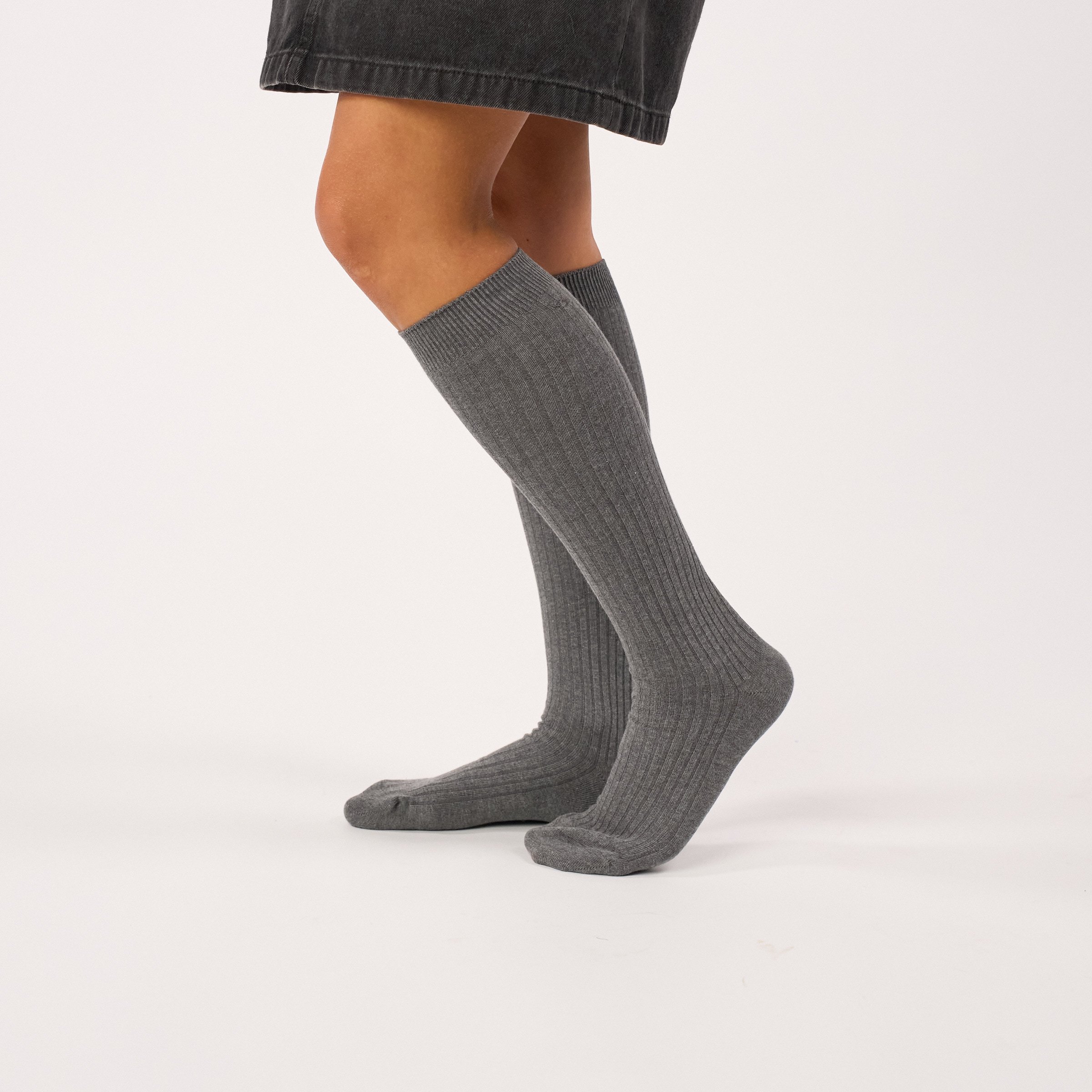 High combed cotton socks BILLYBELT Grey